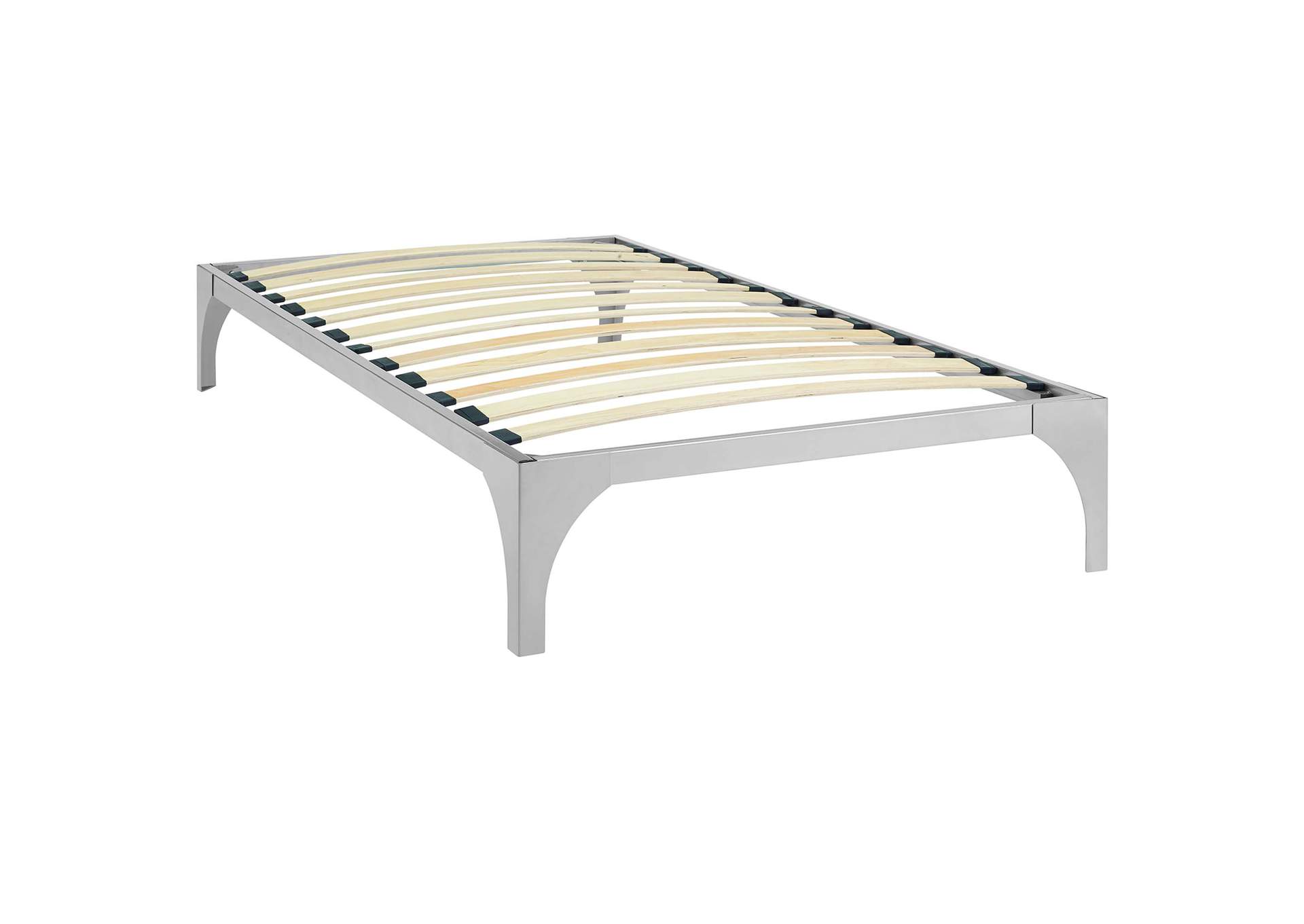 Silver Ollie Twin Bed Frame,Modway