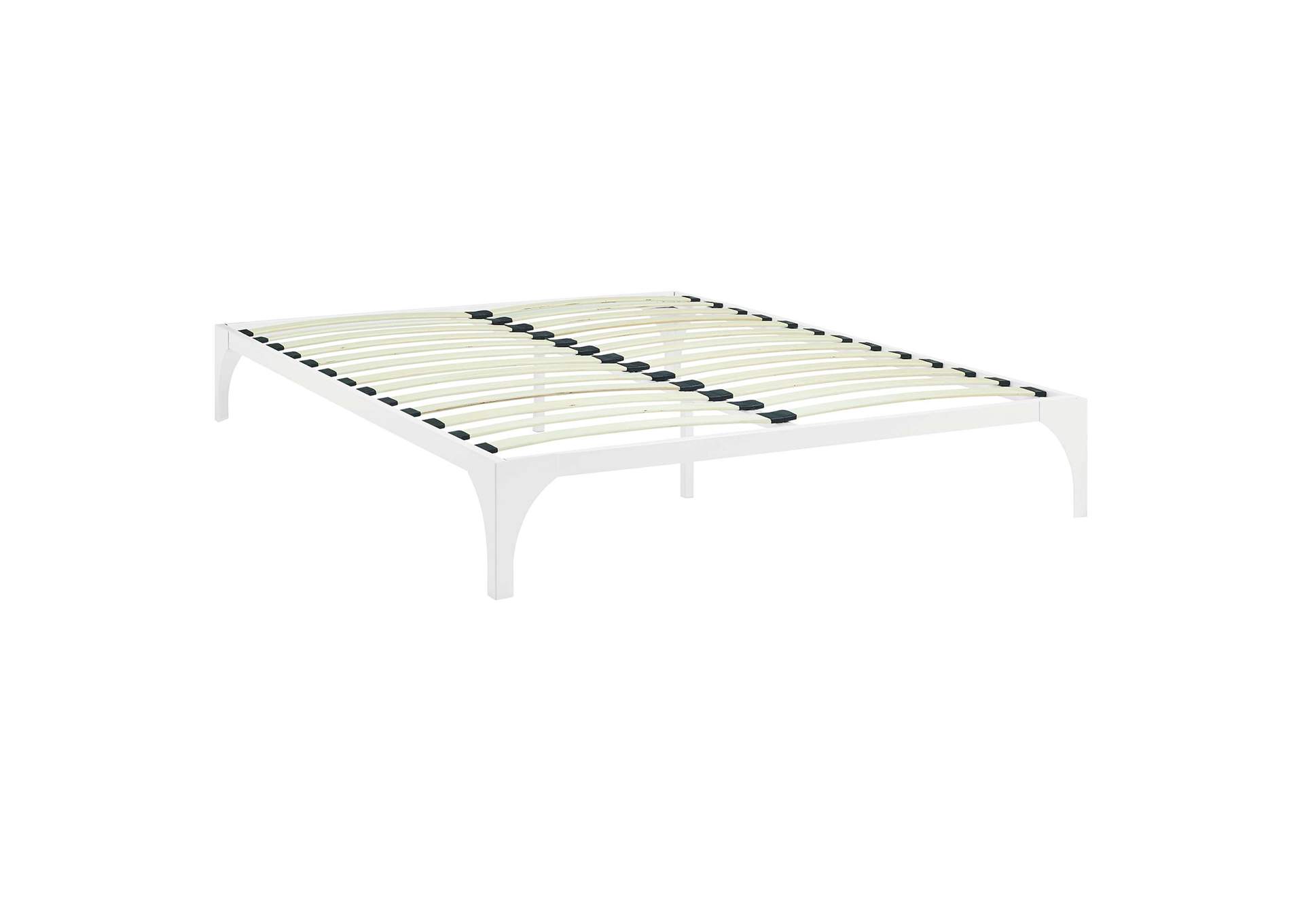 White Ollie Queen Bed Frame,Modway