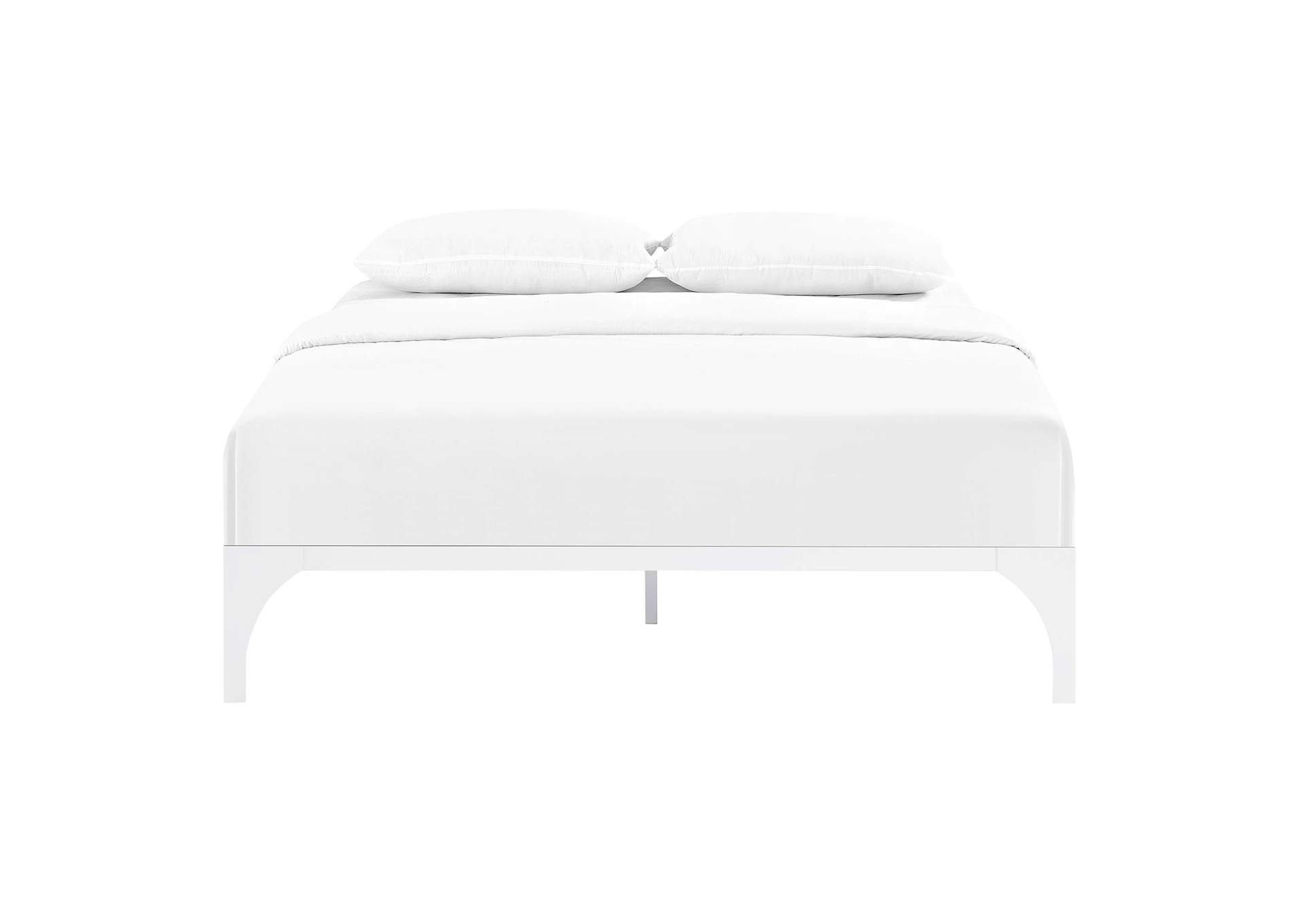 White Ollie Queen Bed Frame,Modway
