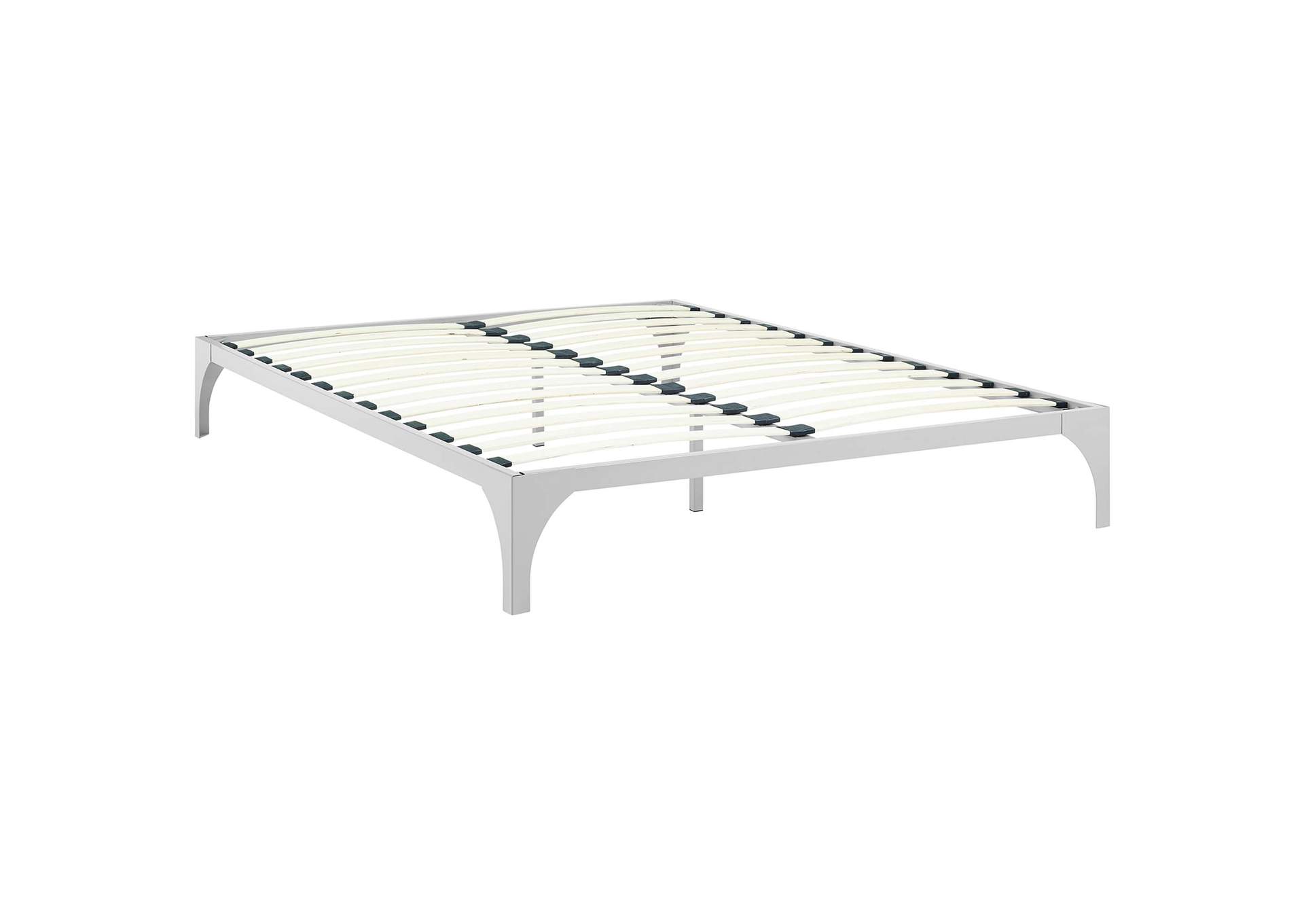 Silver Ollie King Bed Frame,Modway