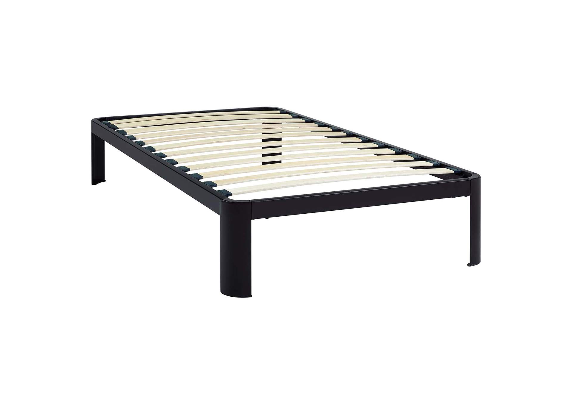 Brown Corinne Twin Bed Frame,Modway