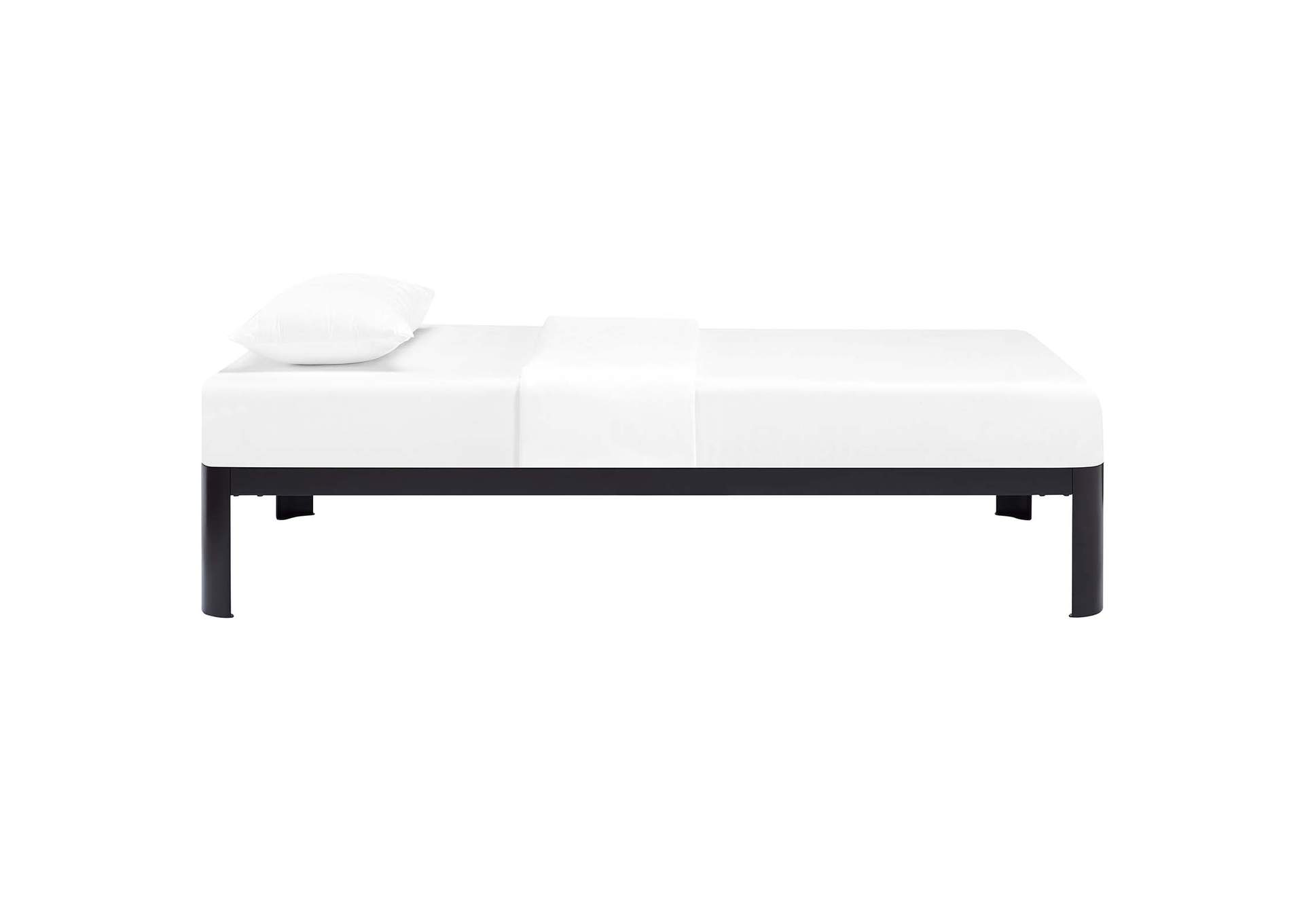 Brown Corinne Twin Bed Frame,Modway