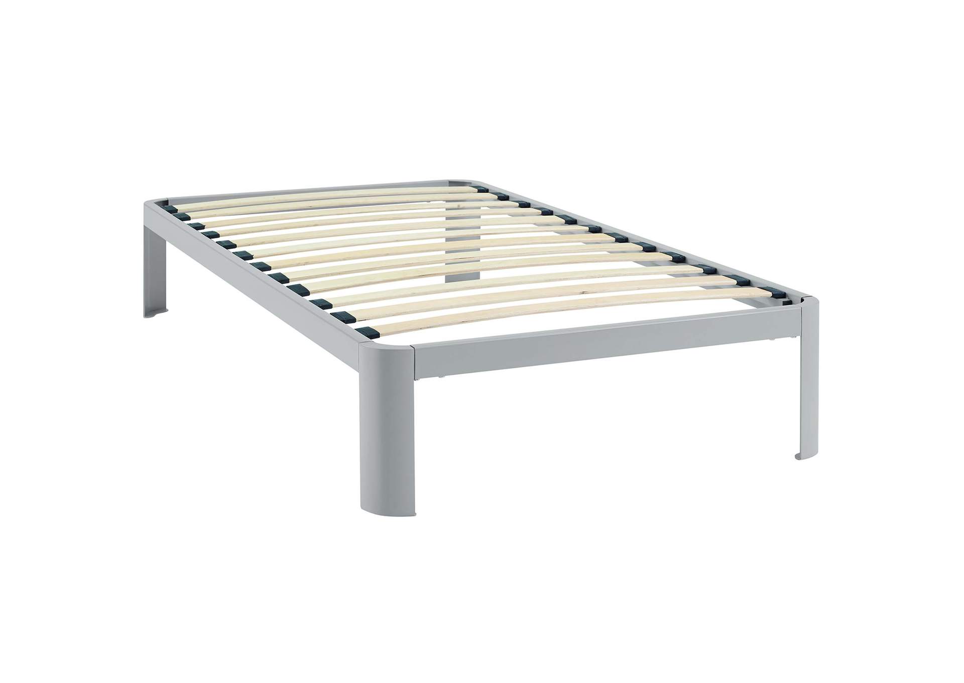 Gray Corinne Twin Bed Frame,Modway