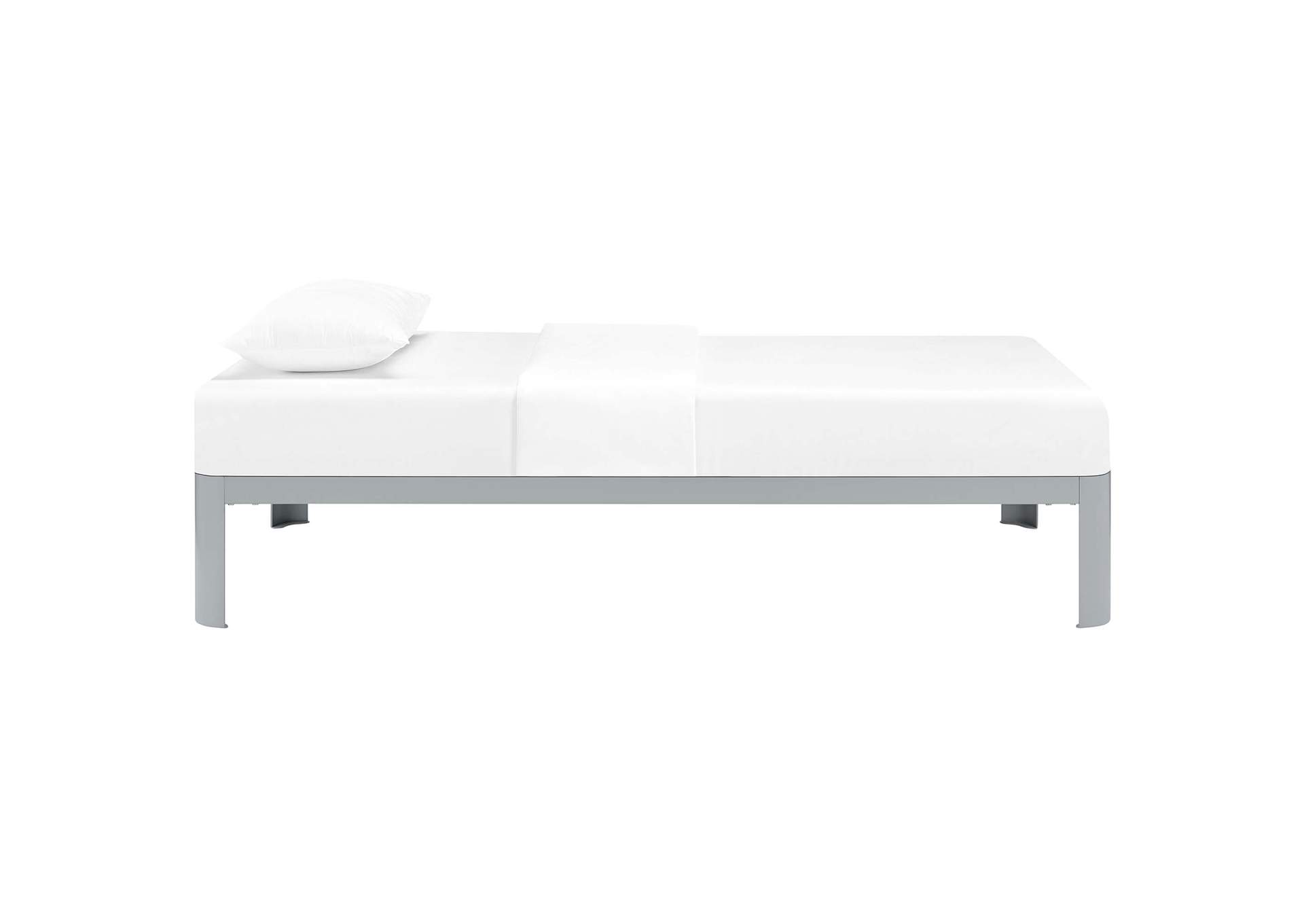 Gray Corinne Twin Bed Frame,Modway