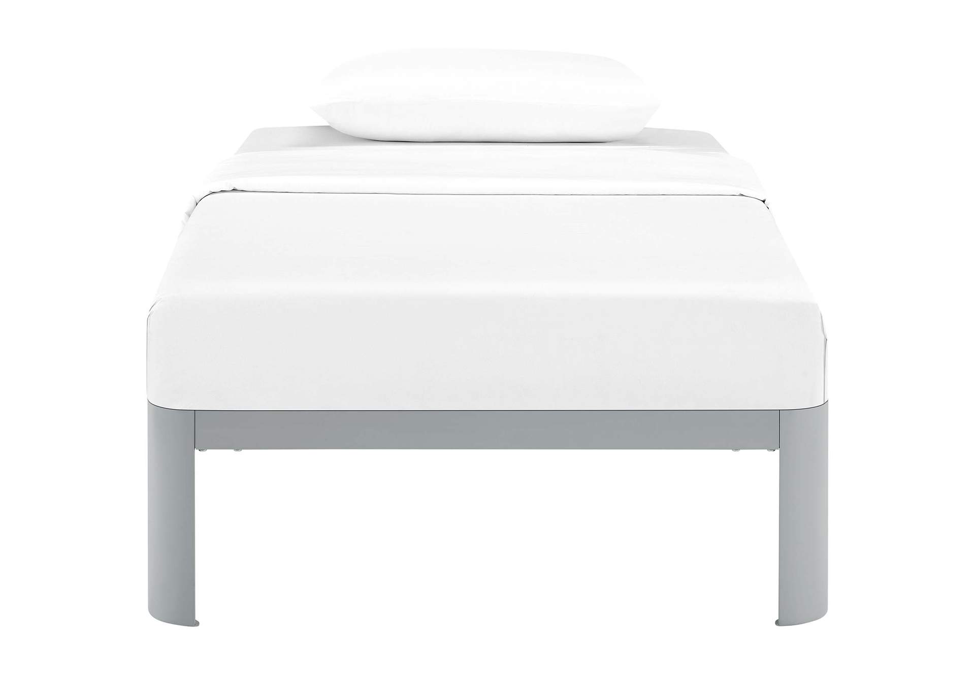 Gray Corinne Twin Bed Frame,Modway