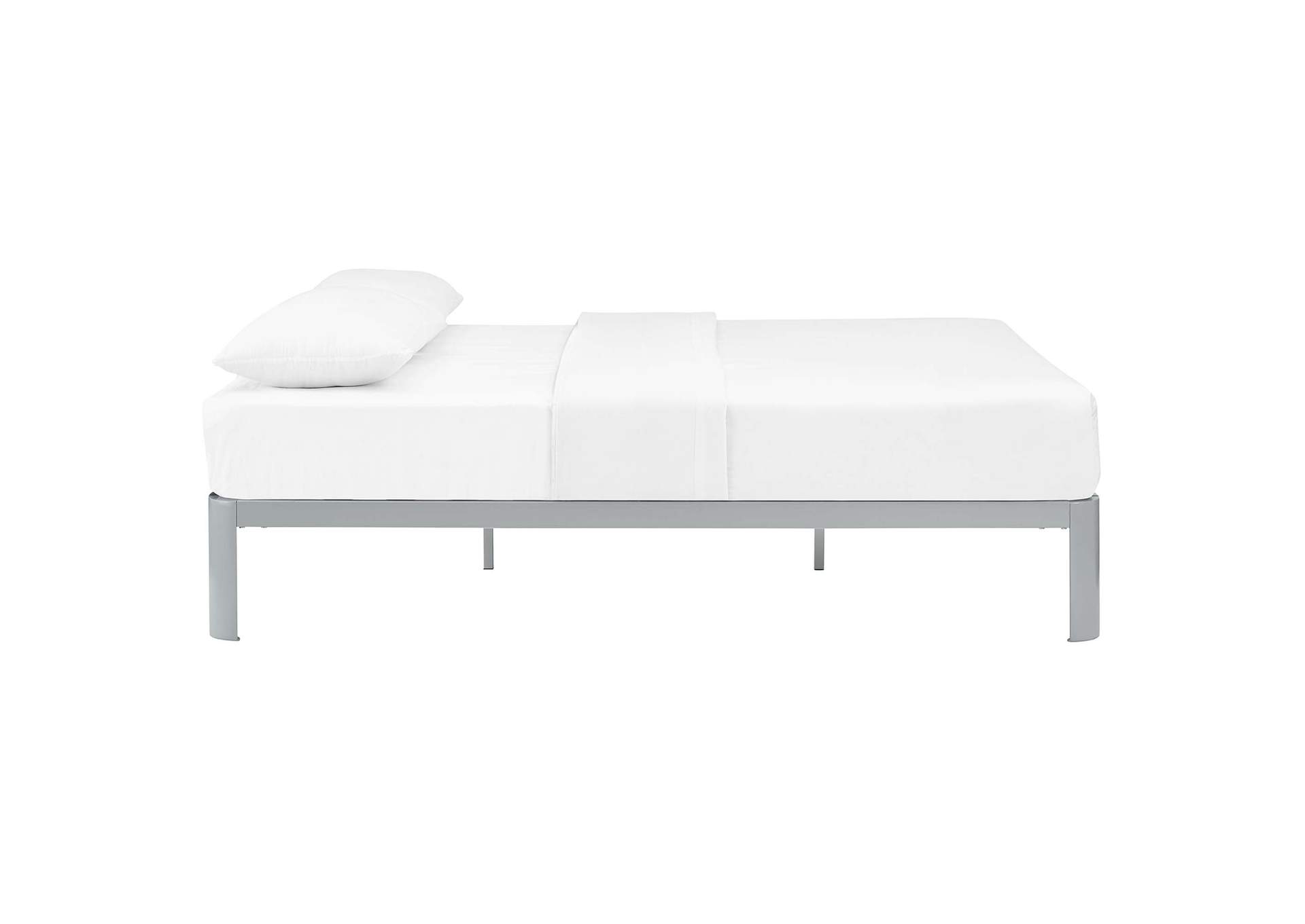 Gray Corinne Full Bed Frame,Modway