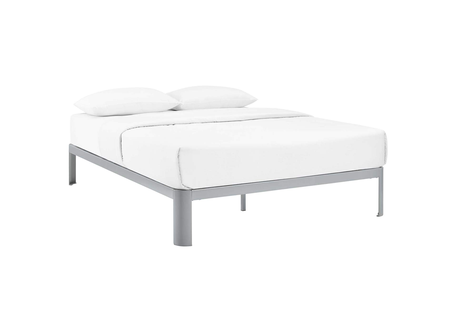 Gray Corinne Queen Bed Frame,Modway