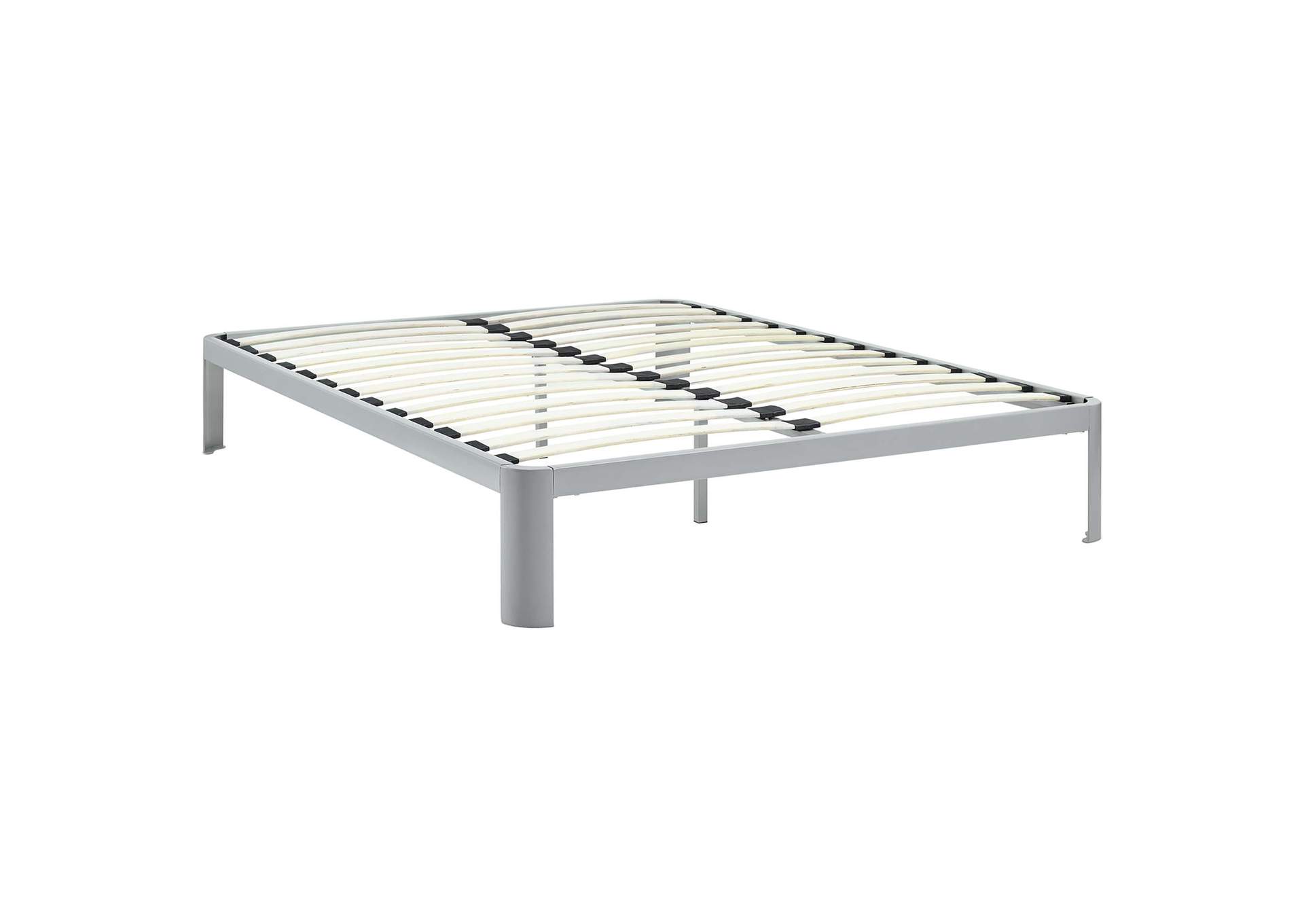 Gray Corinne Queen Bed Frame,Modway