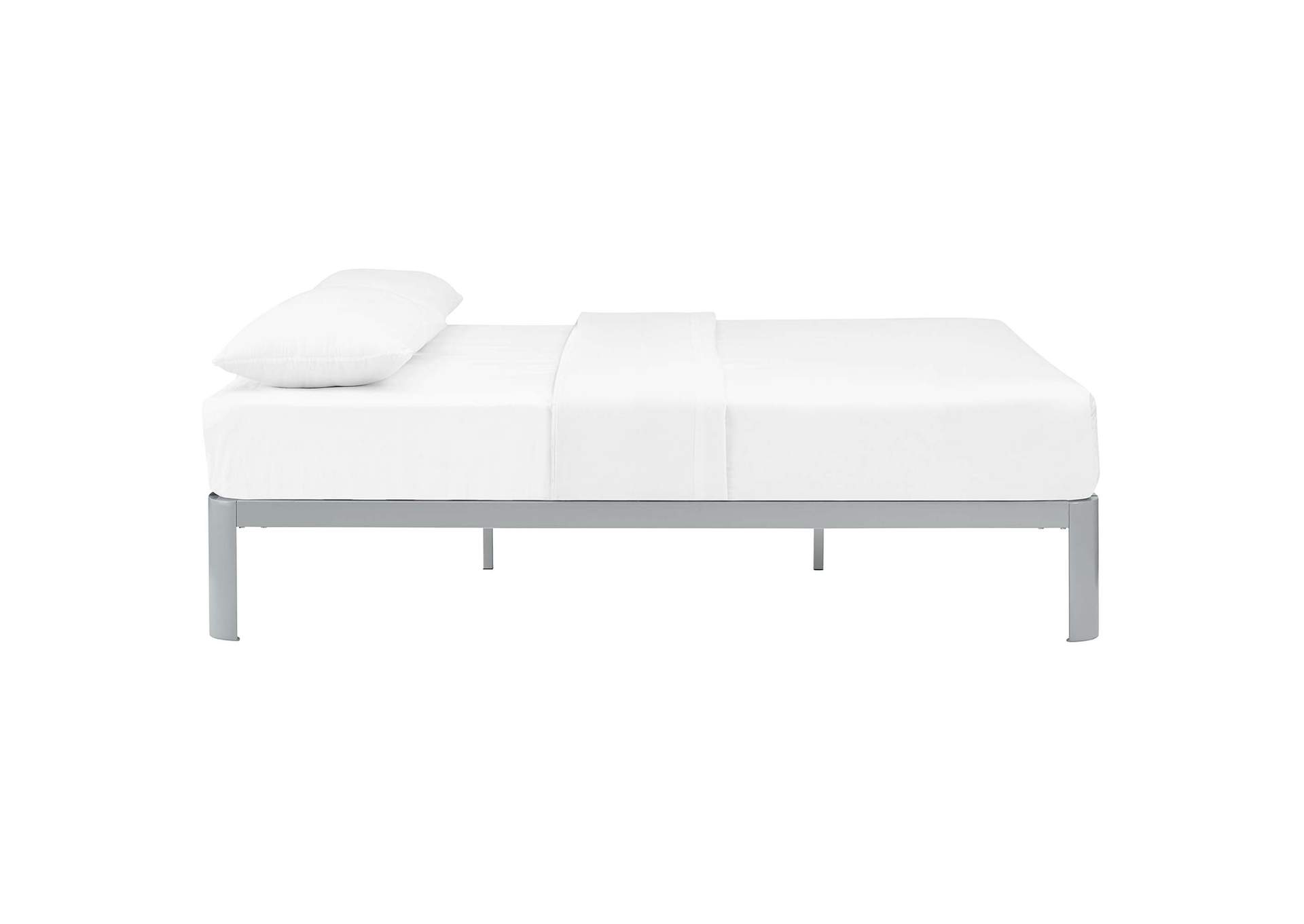 Gray Corinne Queen Bed Frame,Modway