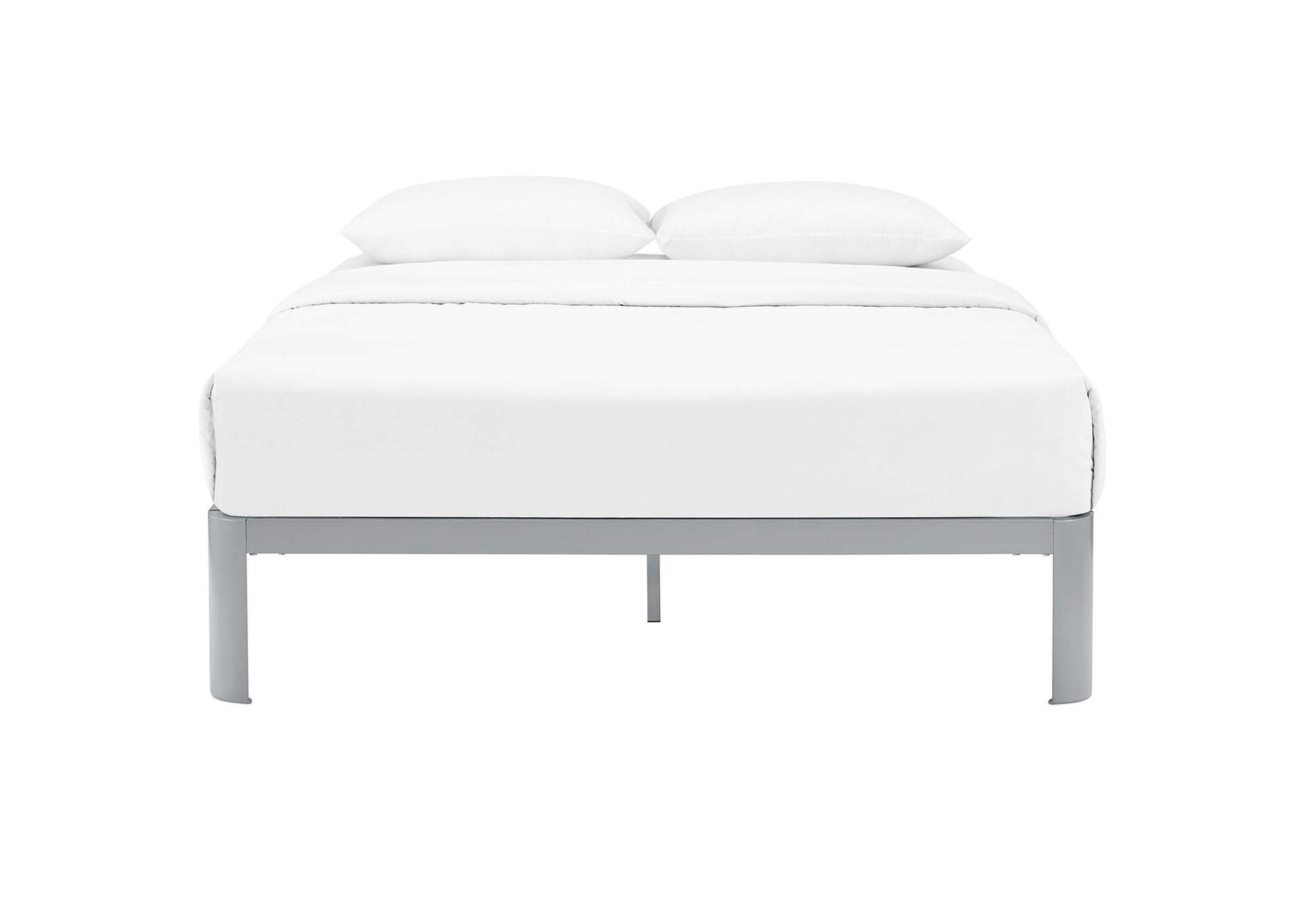 Gray Corinne Queen Bed Frame,Modway