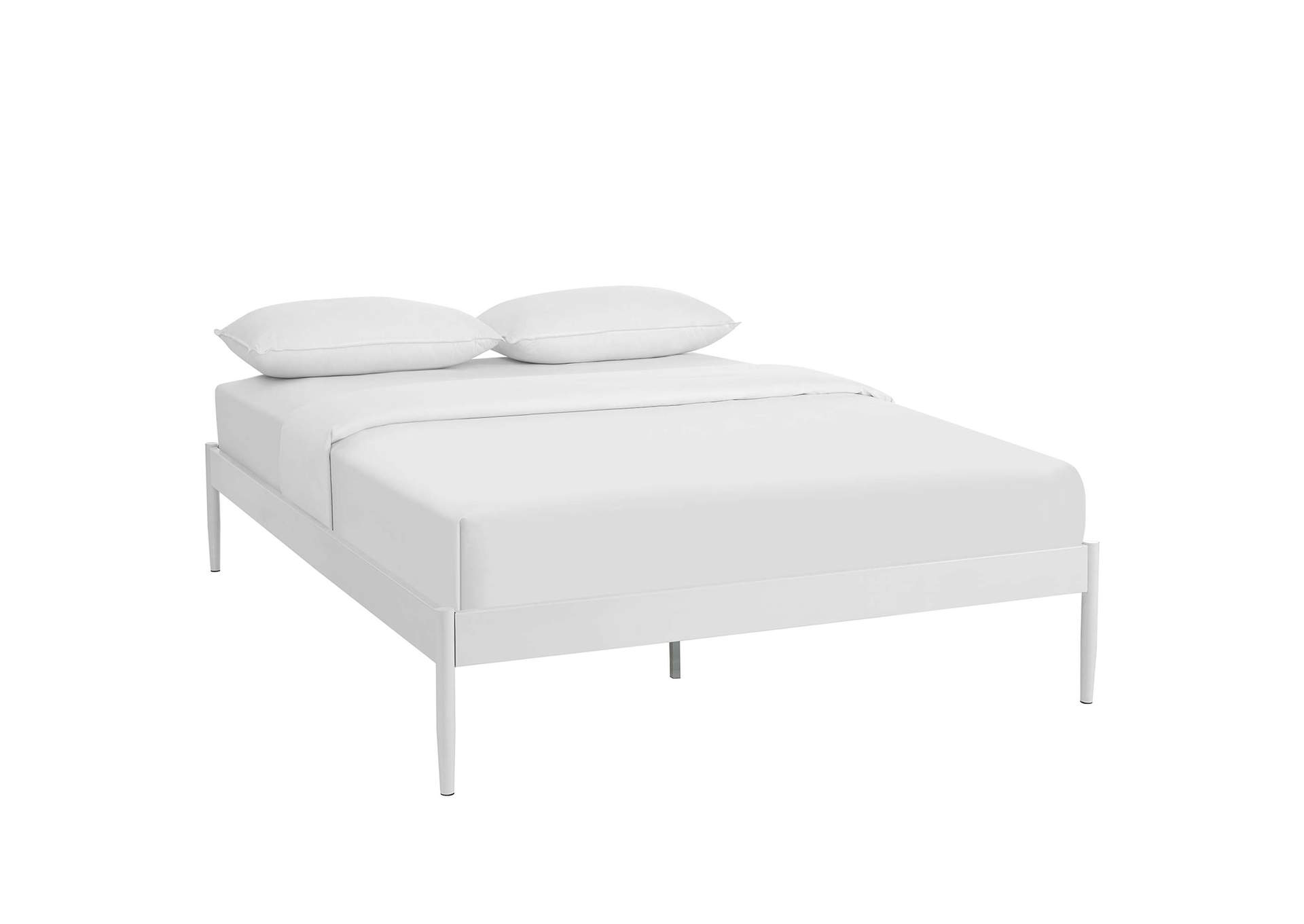 White Elsie Full Bed Frame,Modway