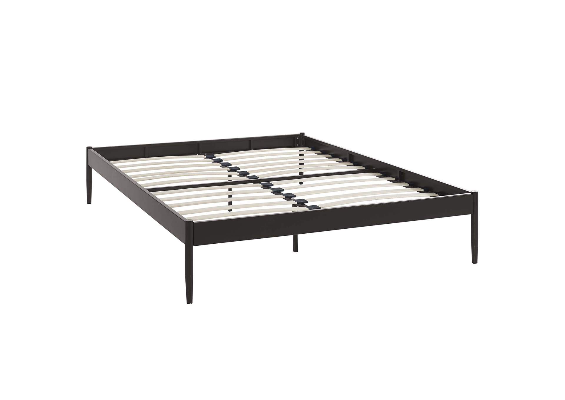 Brown Elsie Queen Bed Frame,Modway