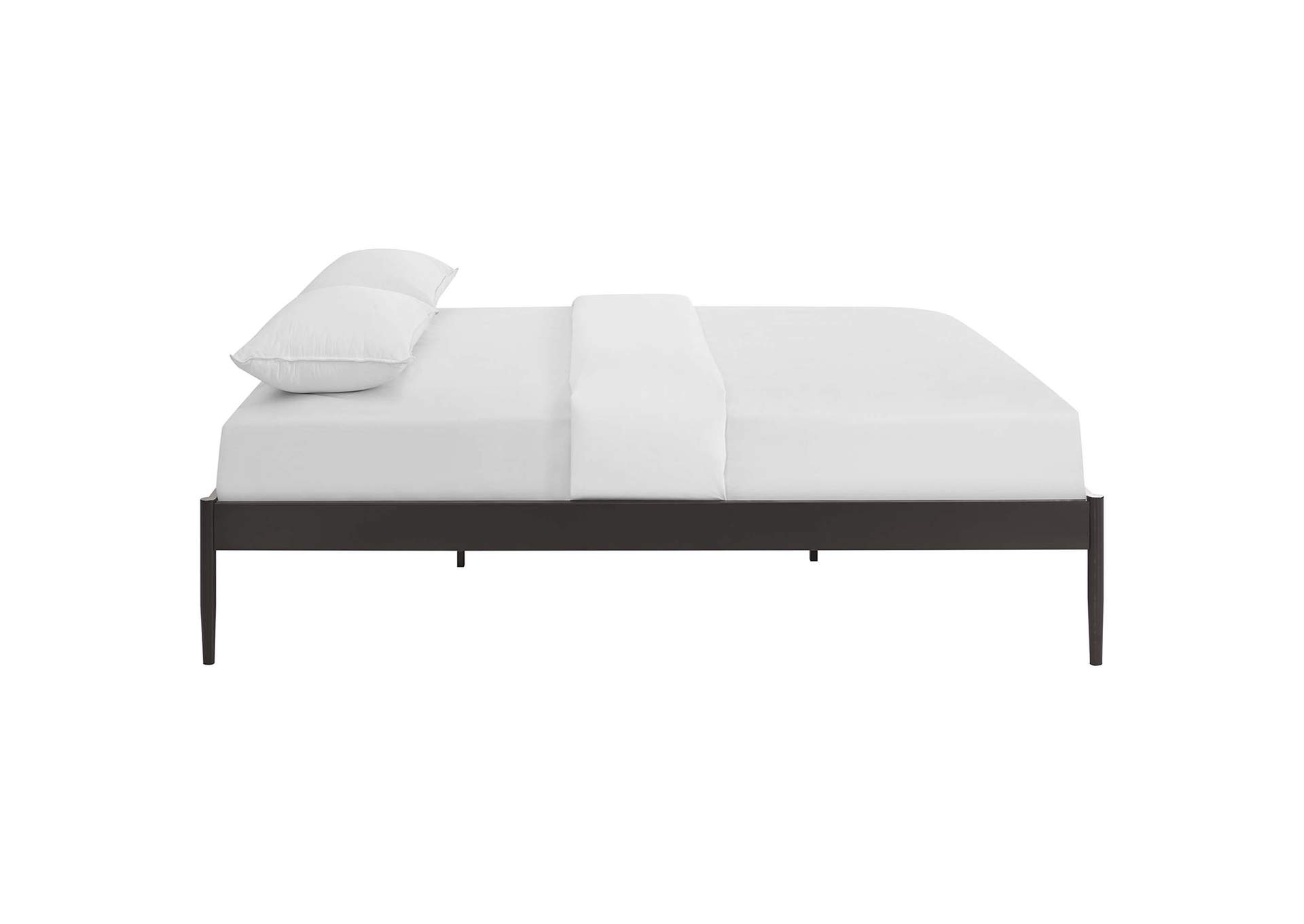 Brown Elsie Queen Bed Frame,Modway