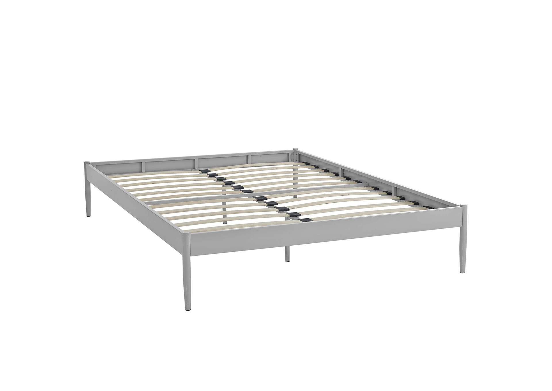 Gray Elsie Queen Bed Frame,Modway