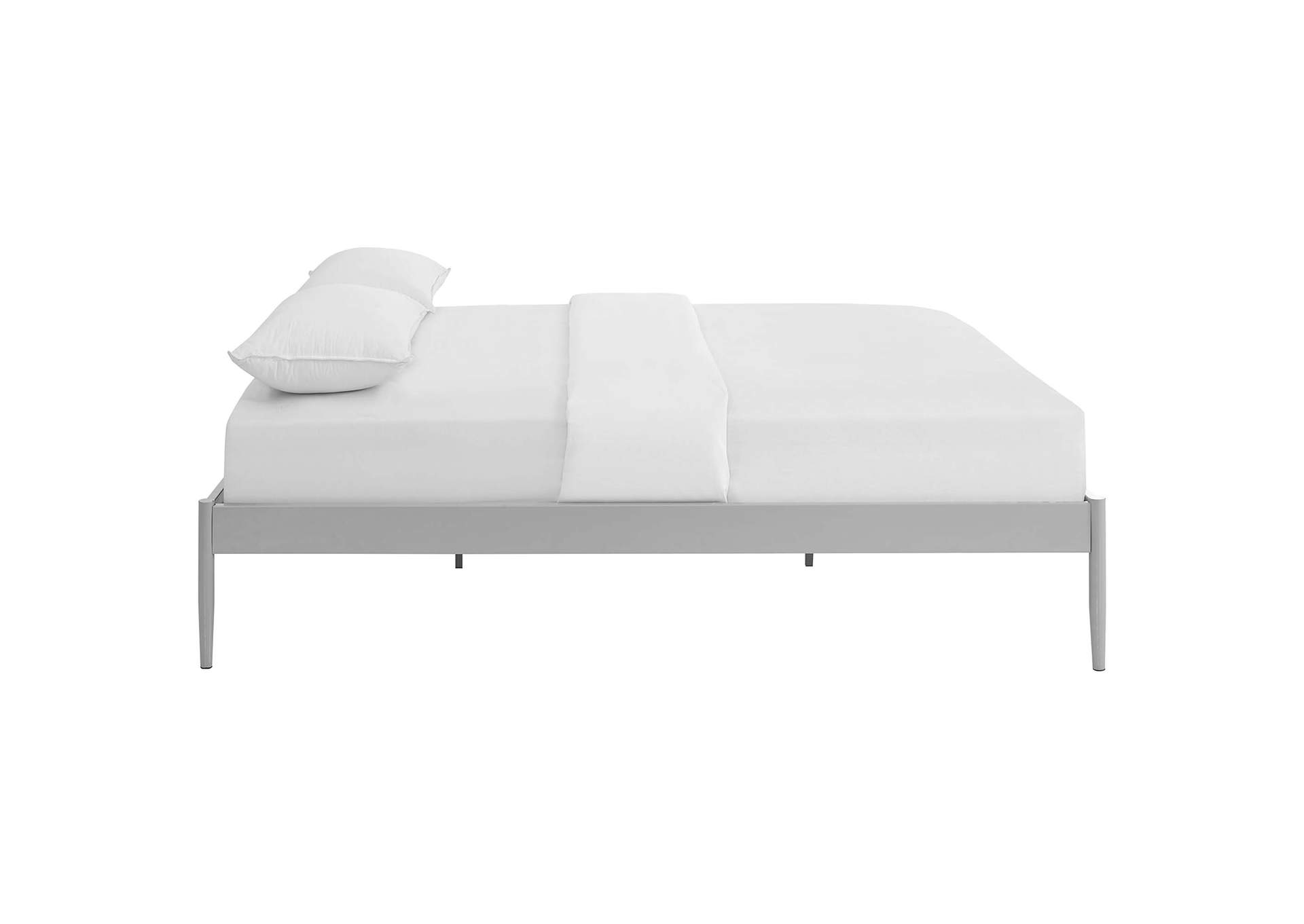 Gray Elsie Queen Bed Frame,Modway