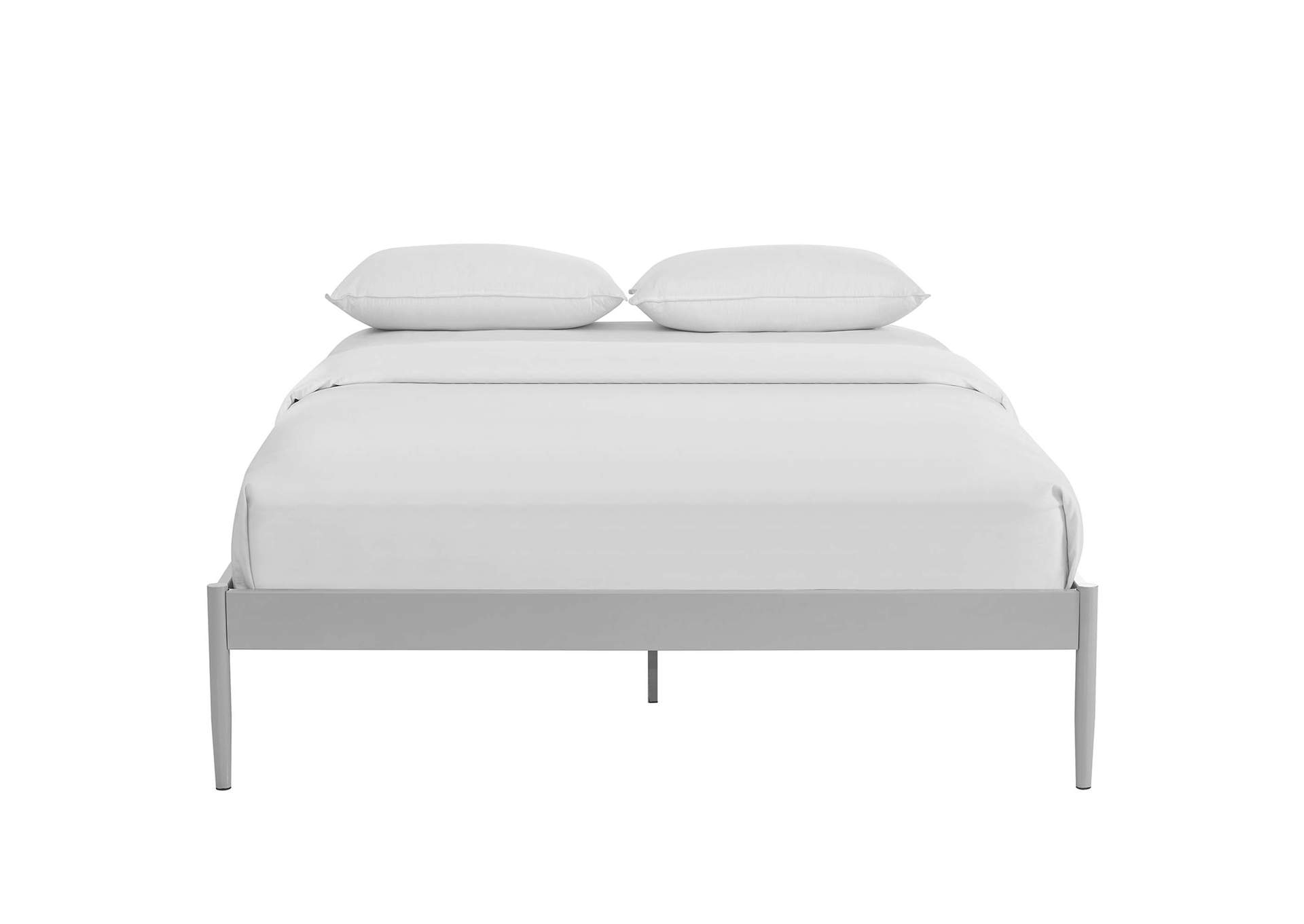 Gray Elsie Queen Bed Frame,Modway