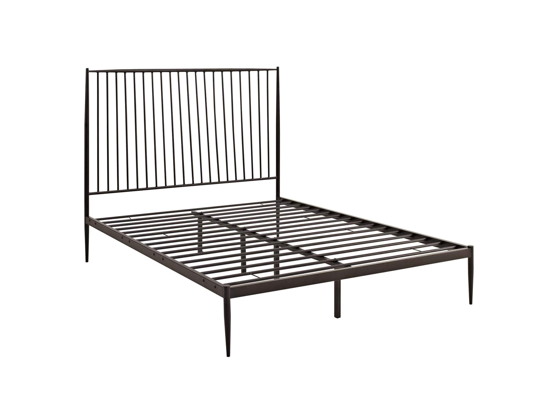 Brown Annika Queen Platform Bed,Modway
