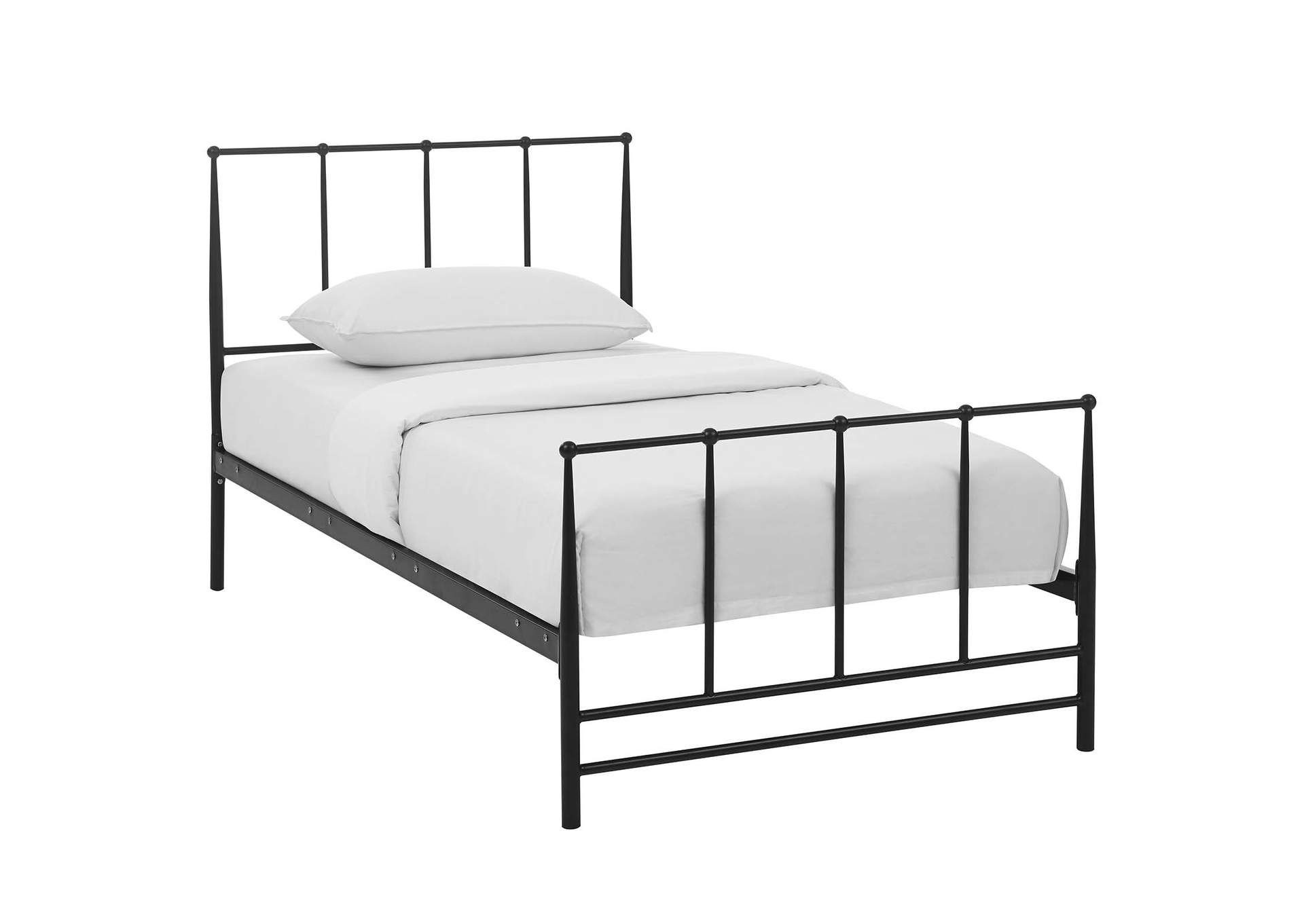 Brown Estate Twin Bed,Modway