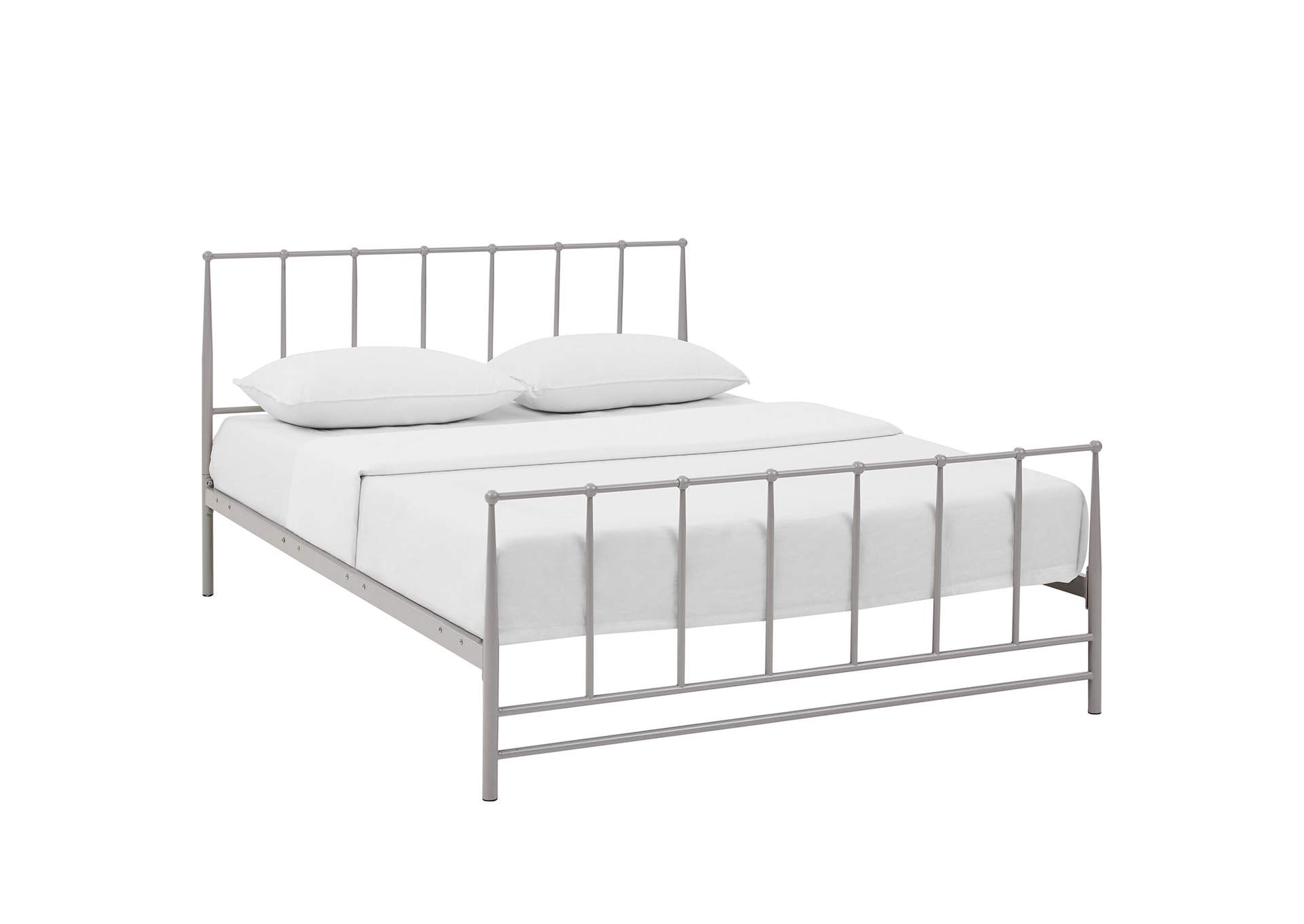 Gray Estate King Bed,Modway