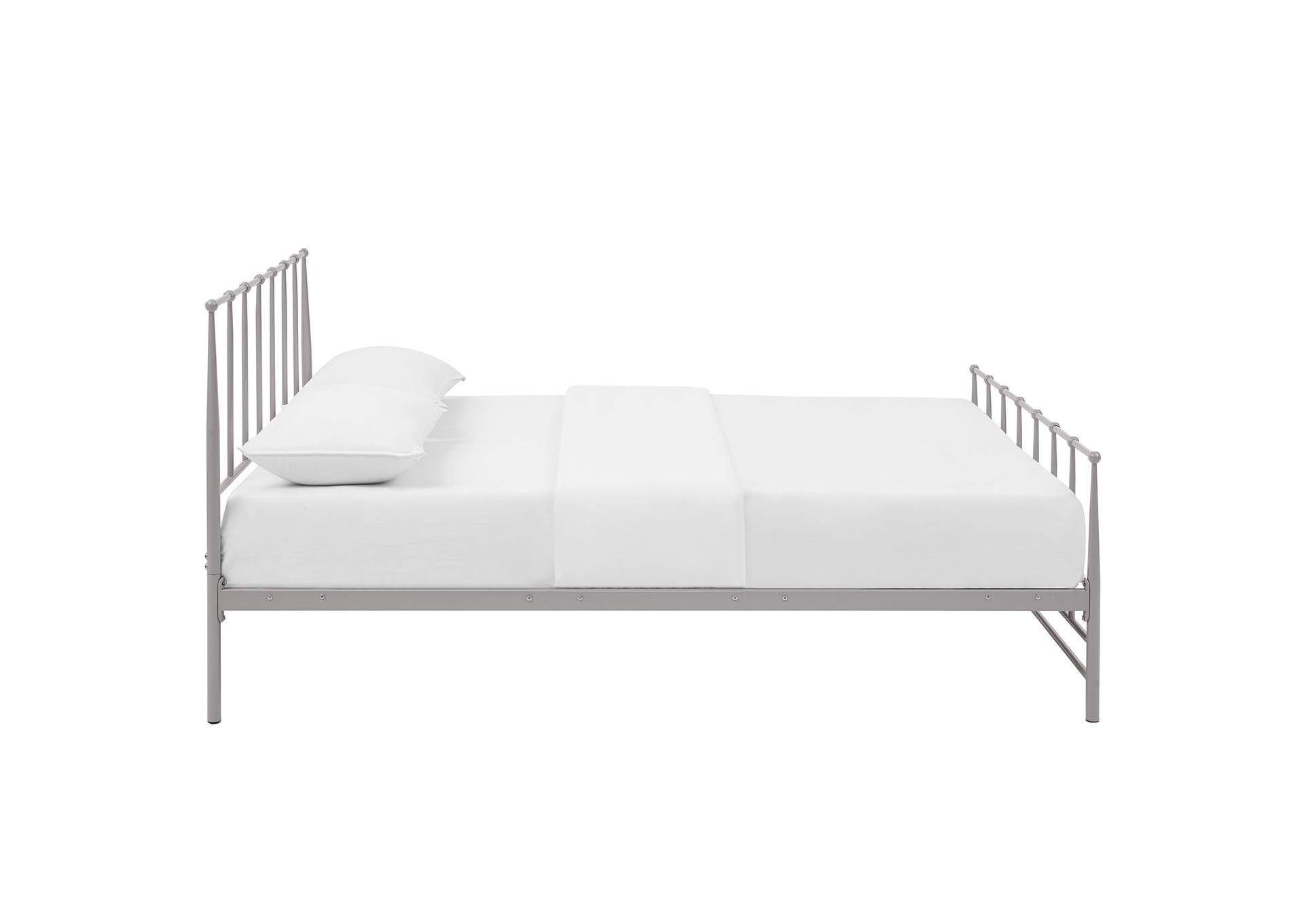 Gray Estate King Bed,Modway