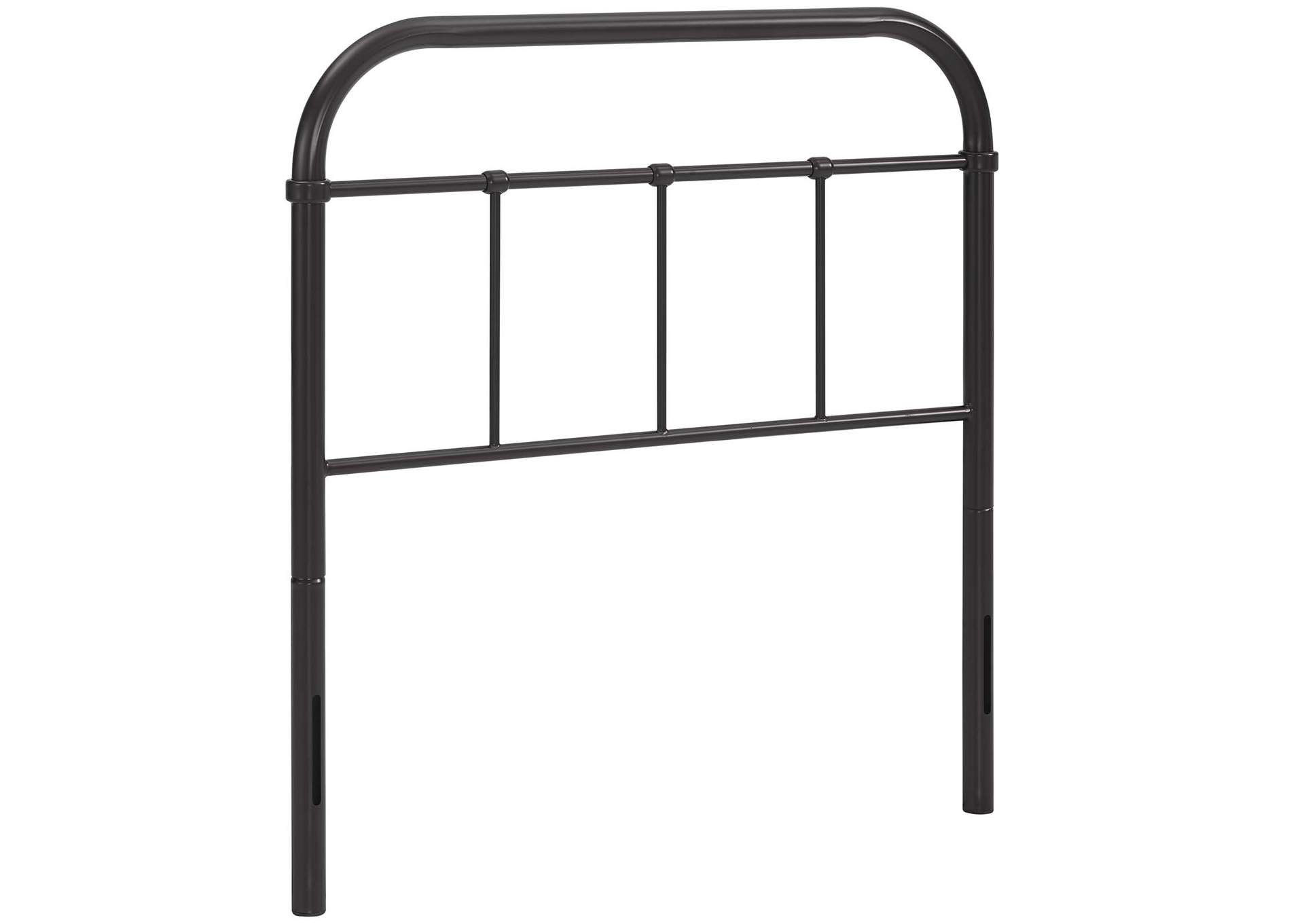 Serena Brown Twin Steel Headboard,Modway