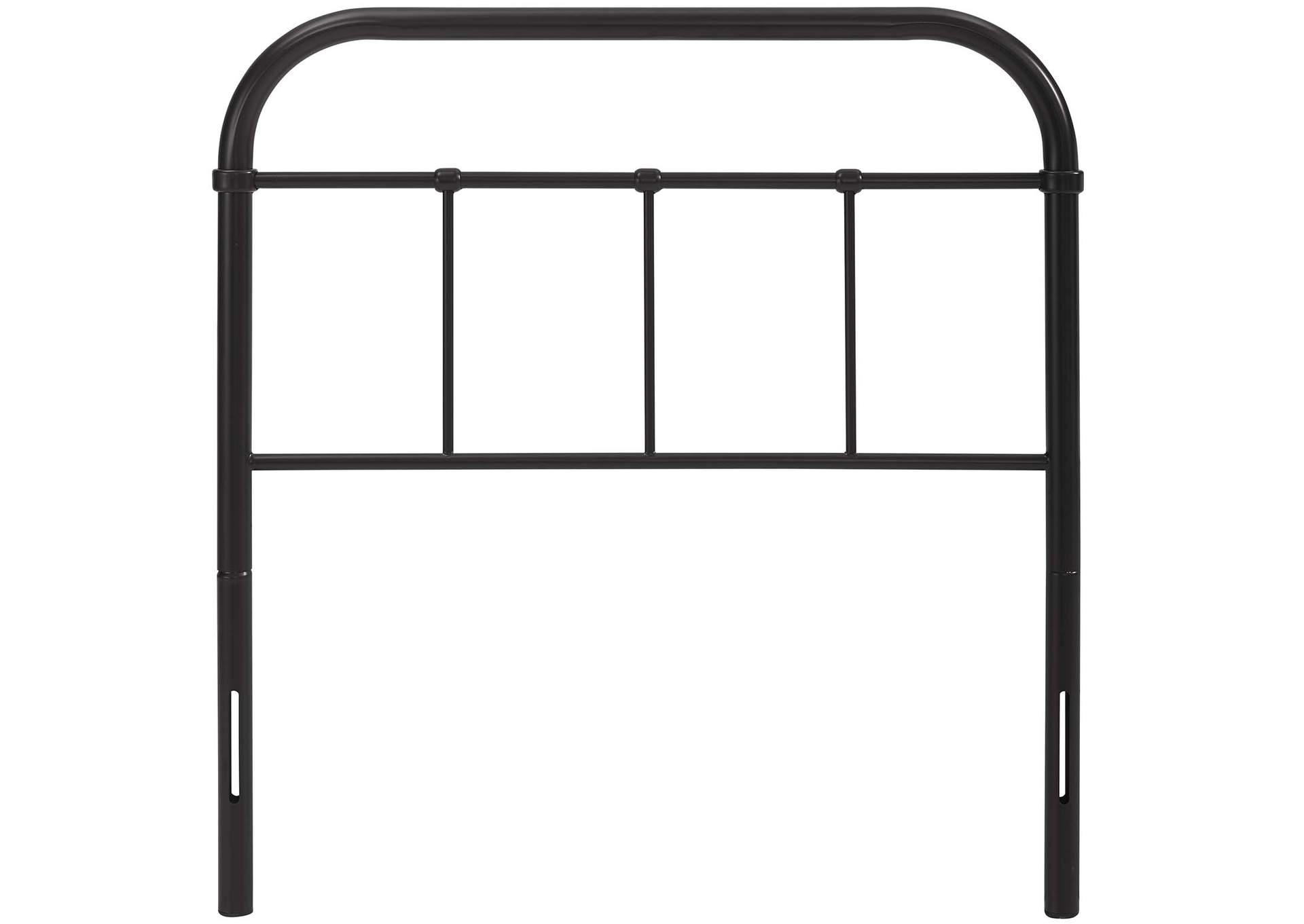 Serena Brown Twin Steel Headboard,Modway