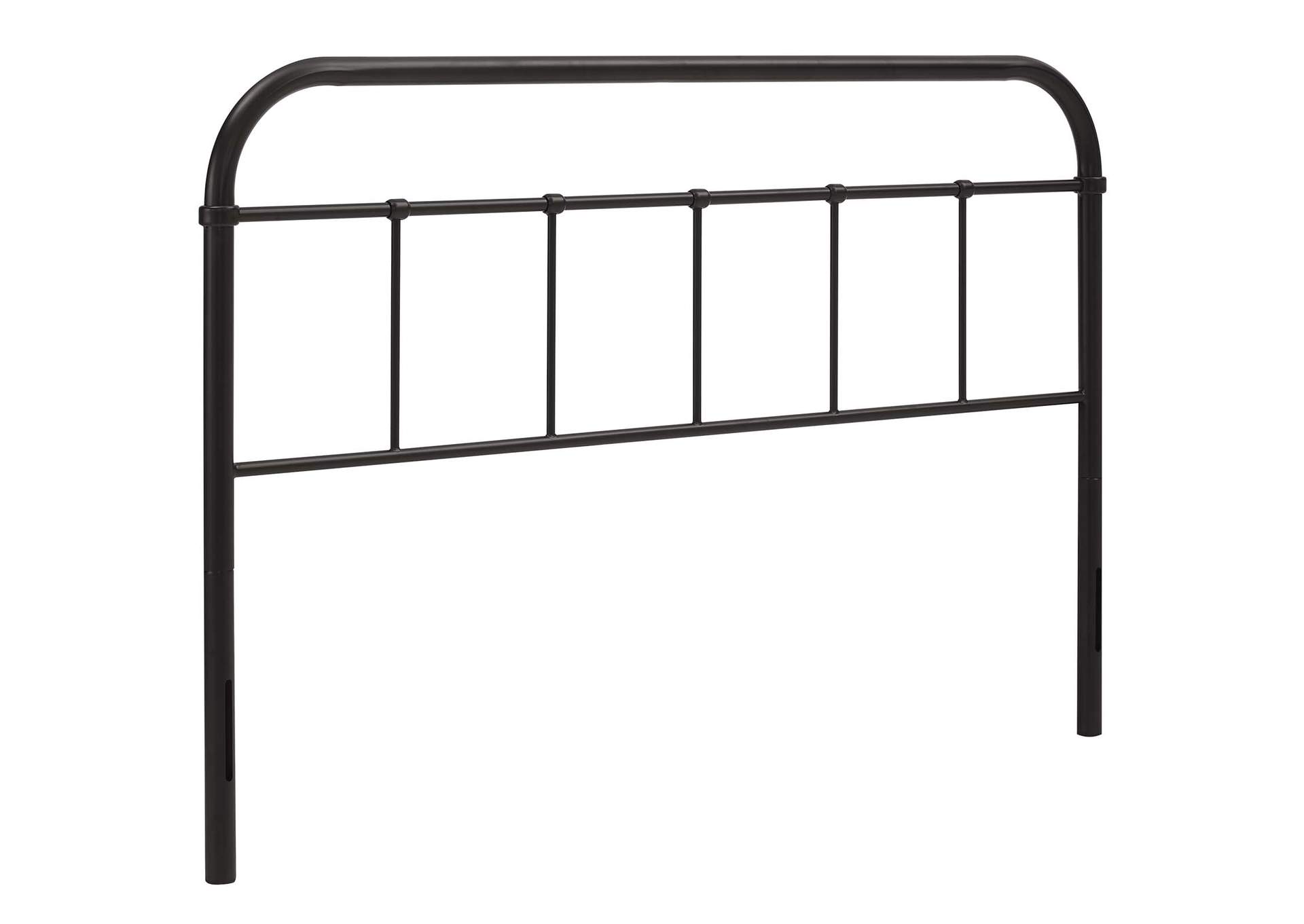 Serena Brown Full Steel Headboard,Modway