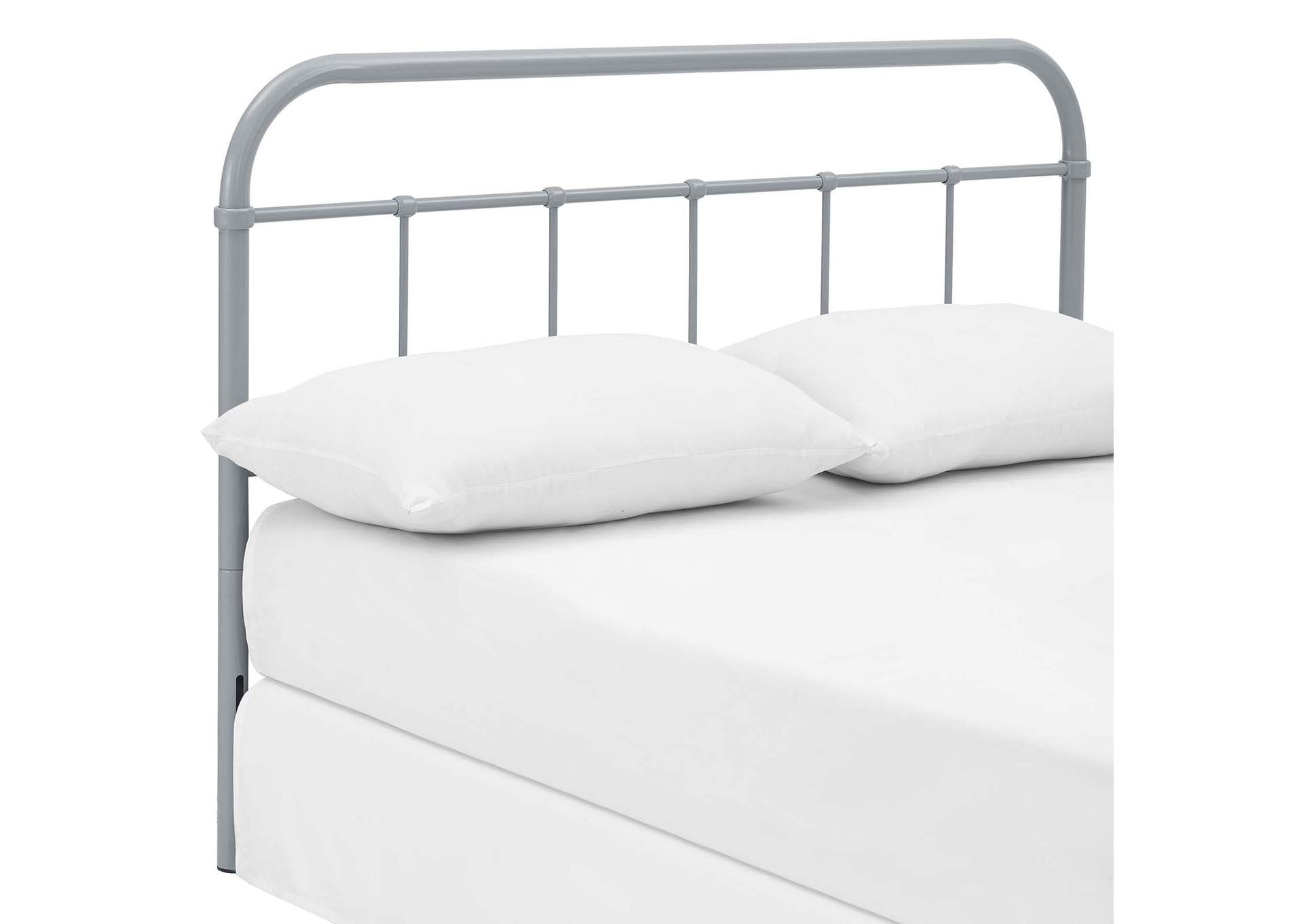 Serena Gray Full Steel Headboard,Modway