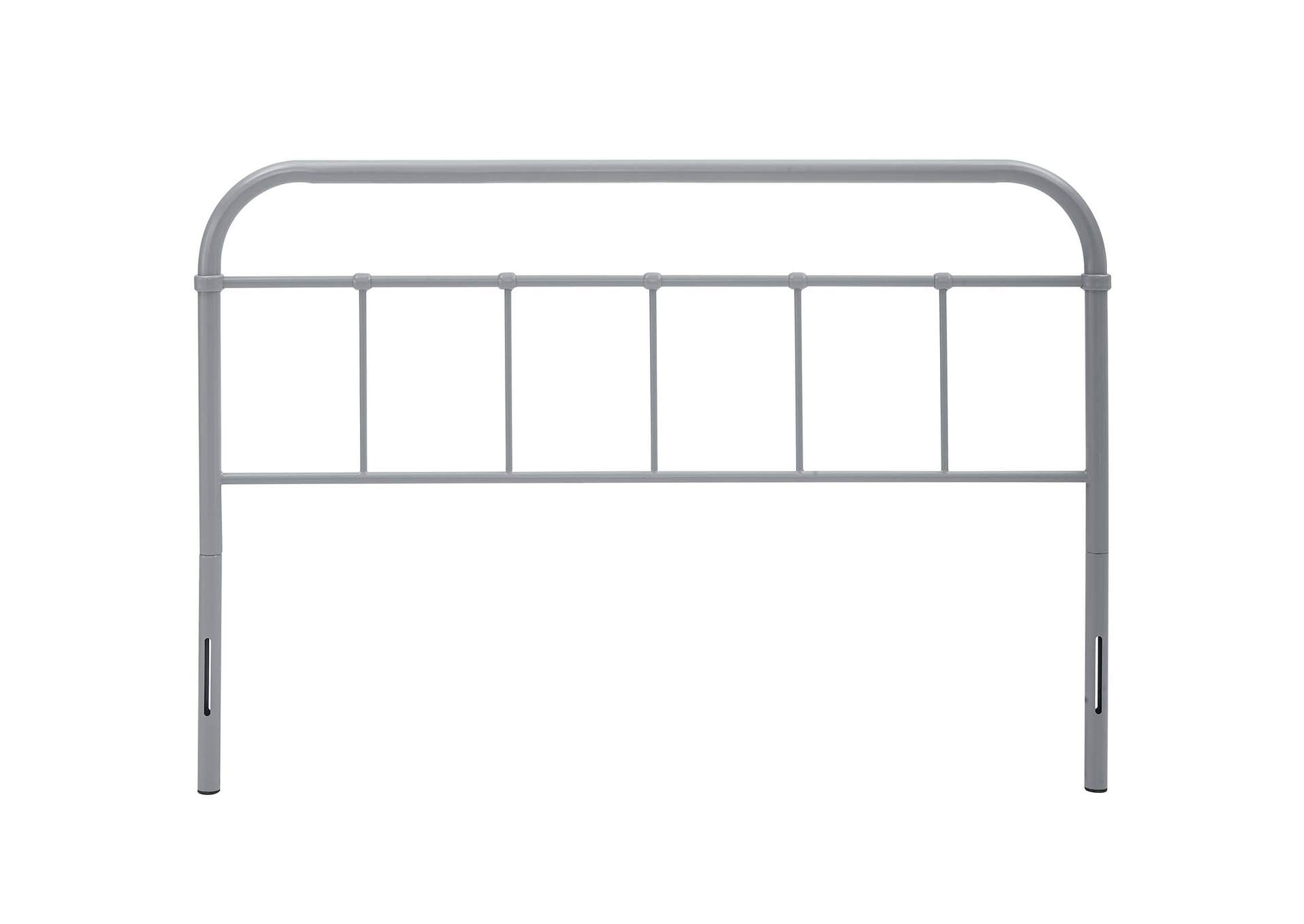 Serena Gray Full Steel Headboard,Modway