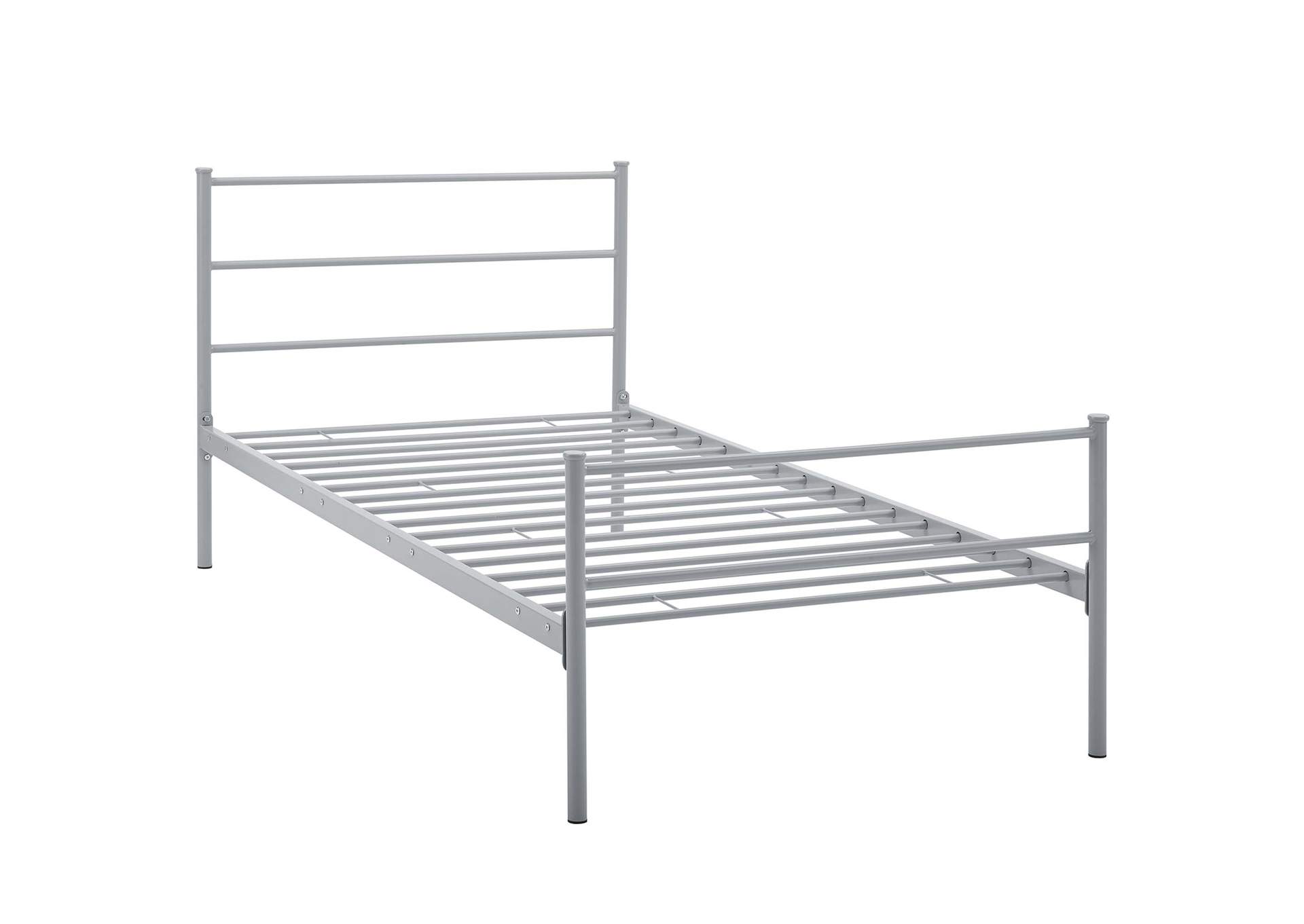 Gray Alina Twin Platform Bed Frame,Modway