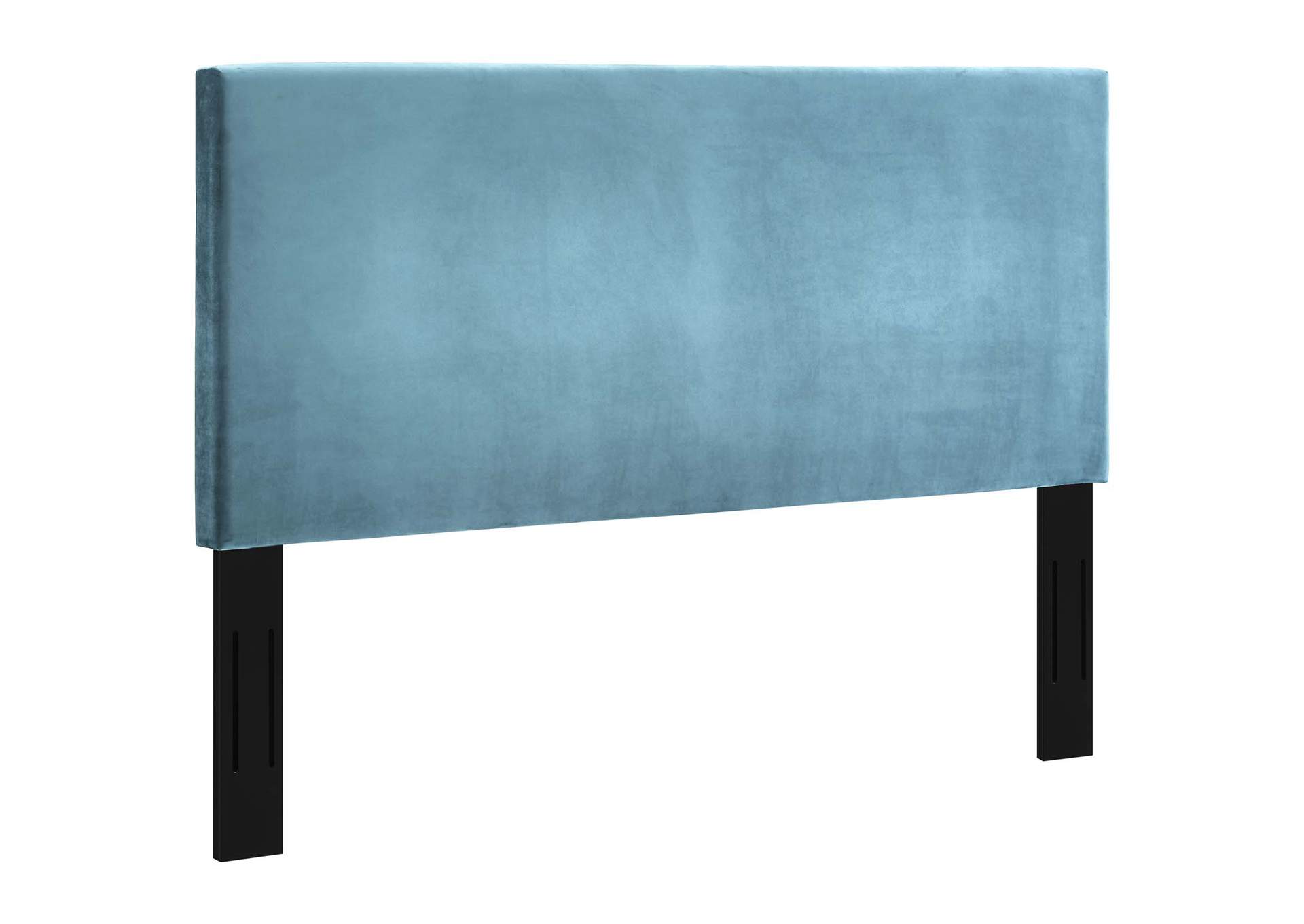 Taylor Sea Blue Twin Upholstered Performance Velvet Headboard,Modway