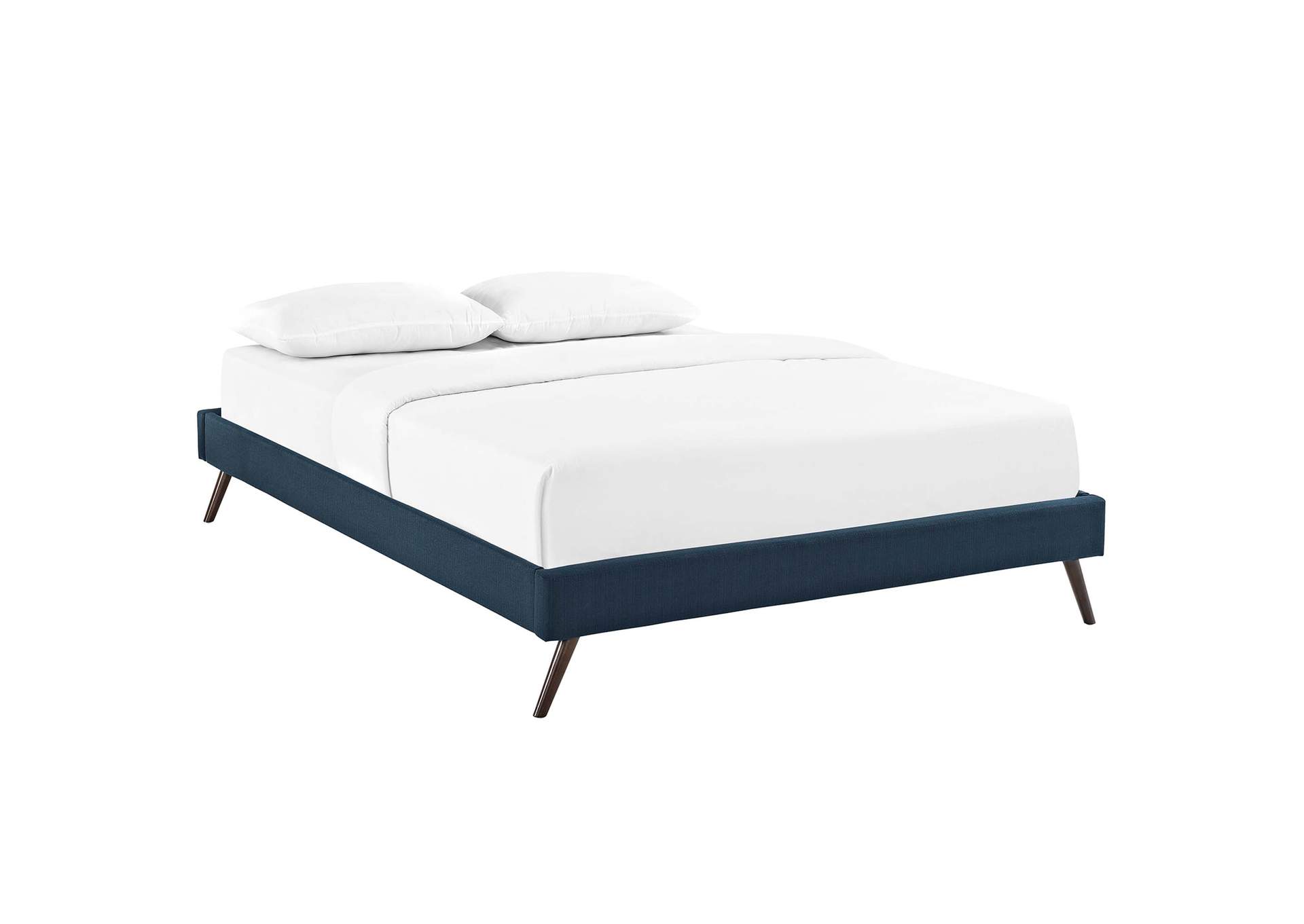 Azure Loryn Queen Bed - Fabric Frame with Round Splayed Legs,Modway