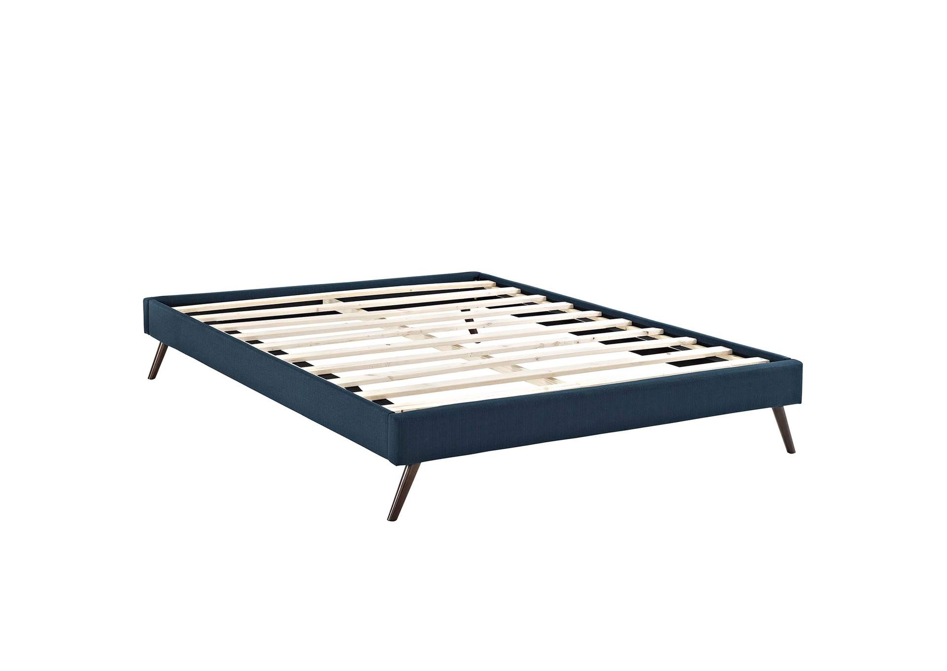 Azure Loryn Queen Bed - Fabric Frame with Round Splayed Legs,Modway