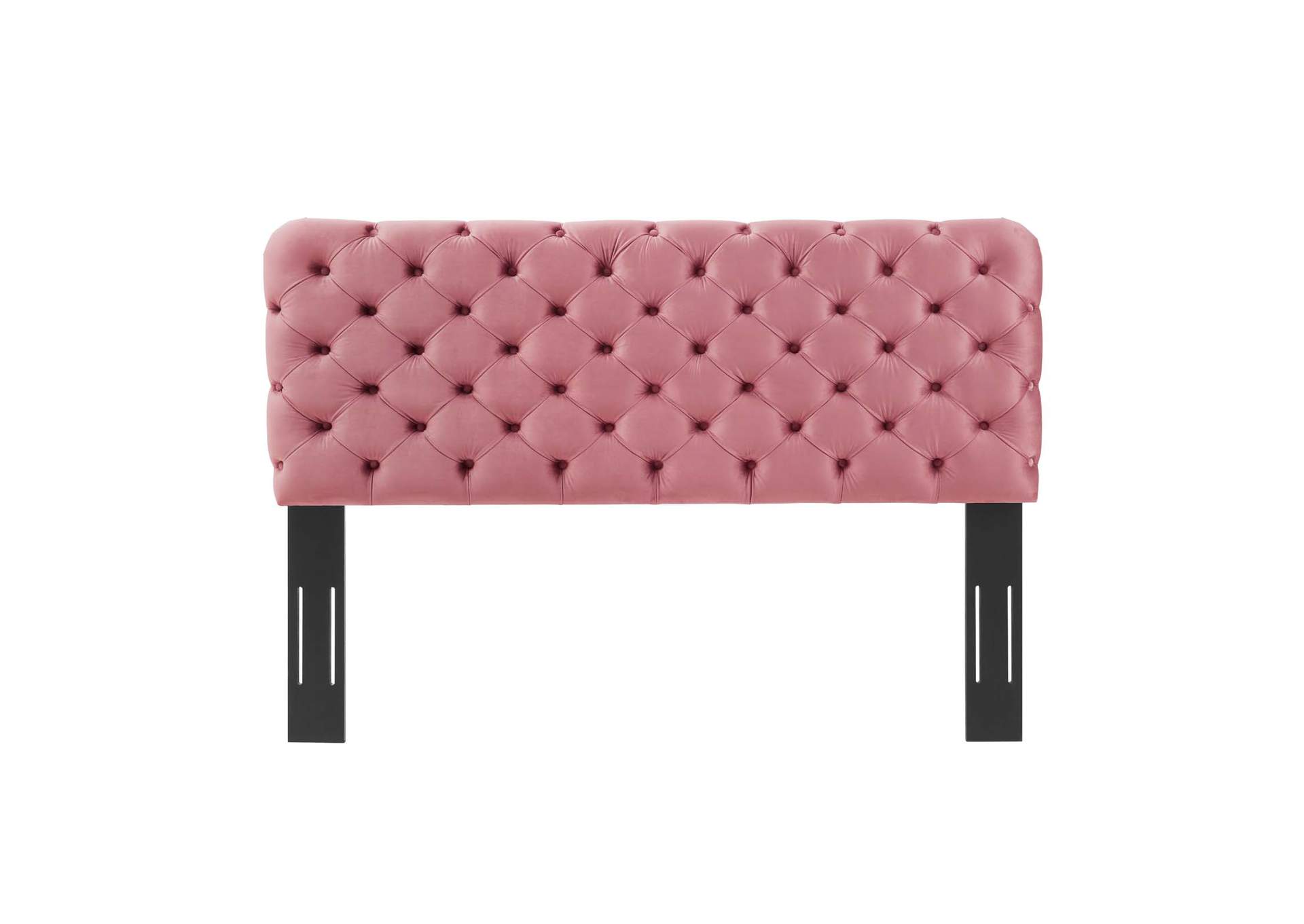 Lizzy Dusty Rose Tufted Twin Performance Velvet Headboard,Modway