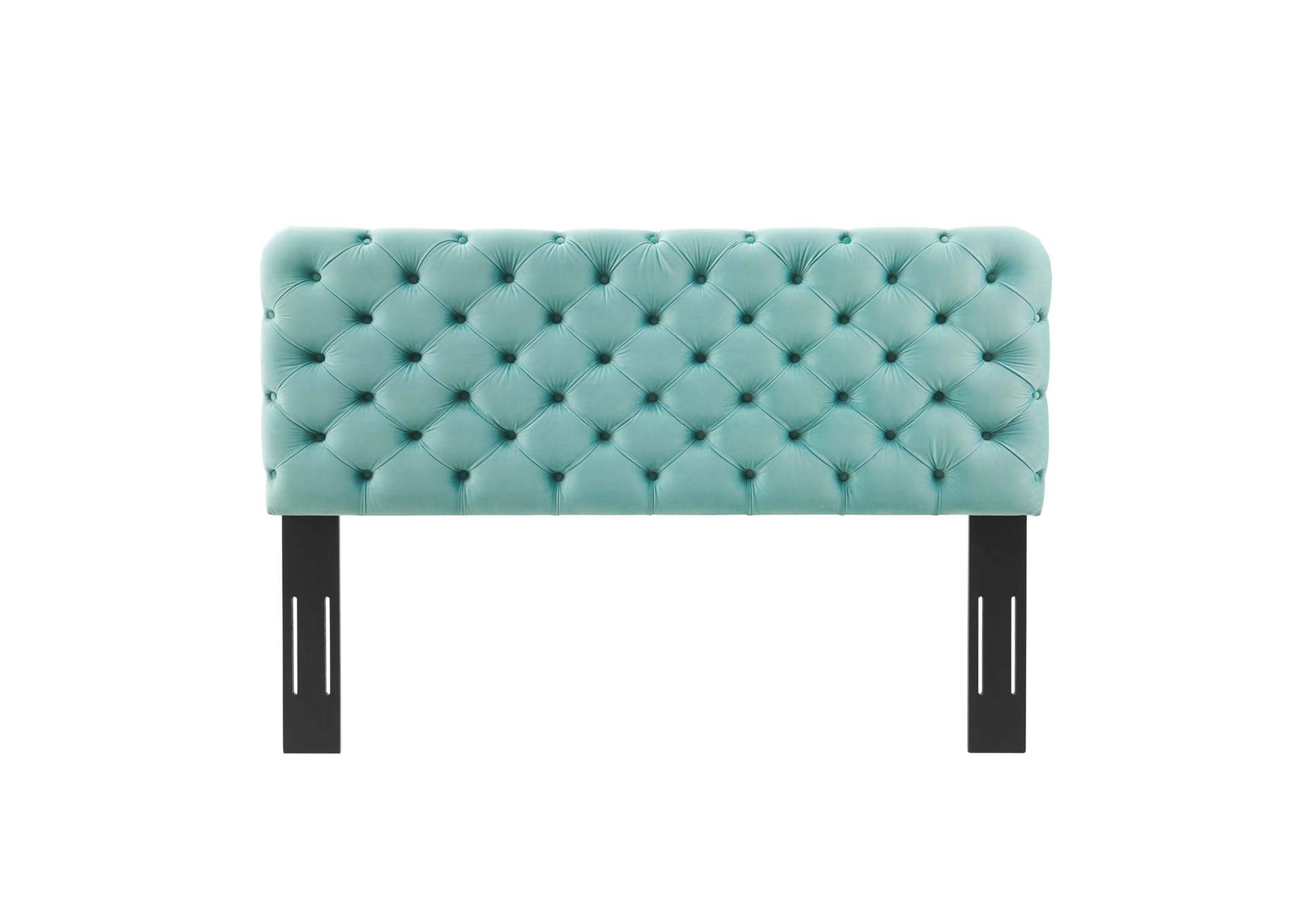 Lizzy Mint Tufted Twin Performance Velvet Headboard,Modway