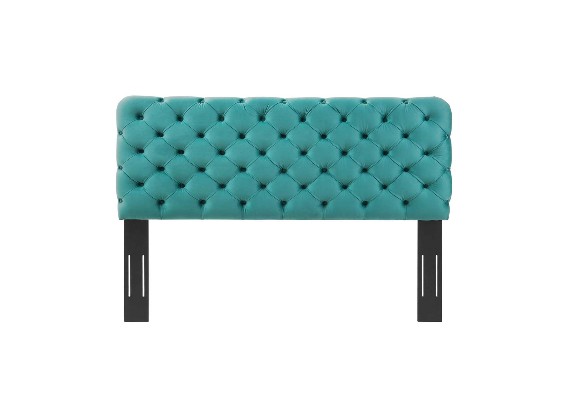 Lizzy Teal Tufted Twin Performance Velvet Headboard,Modway