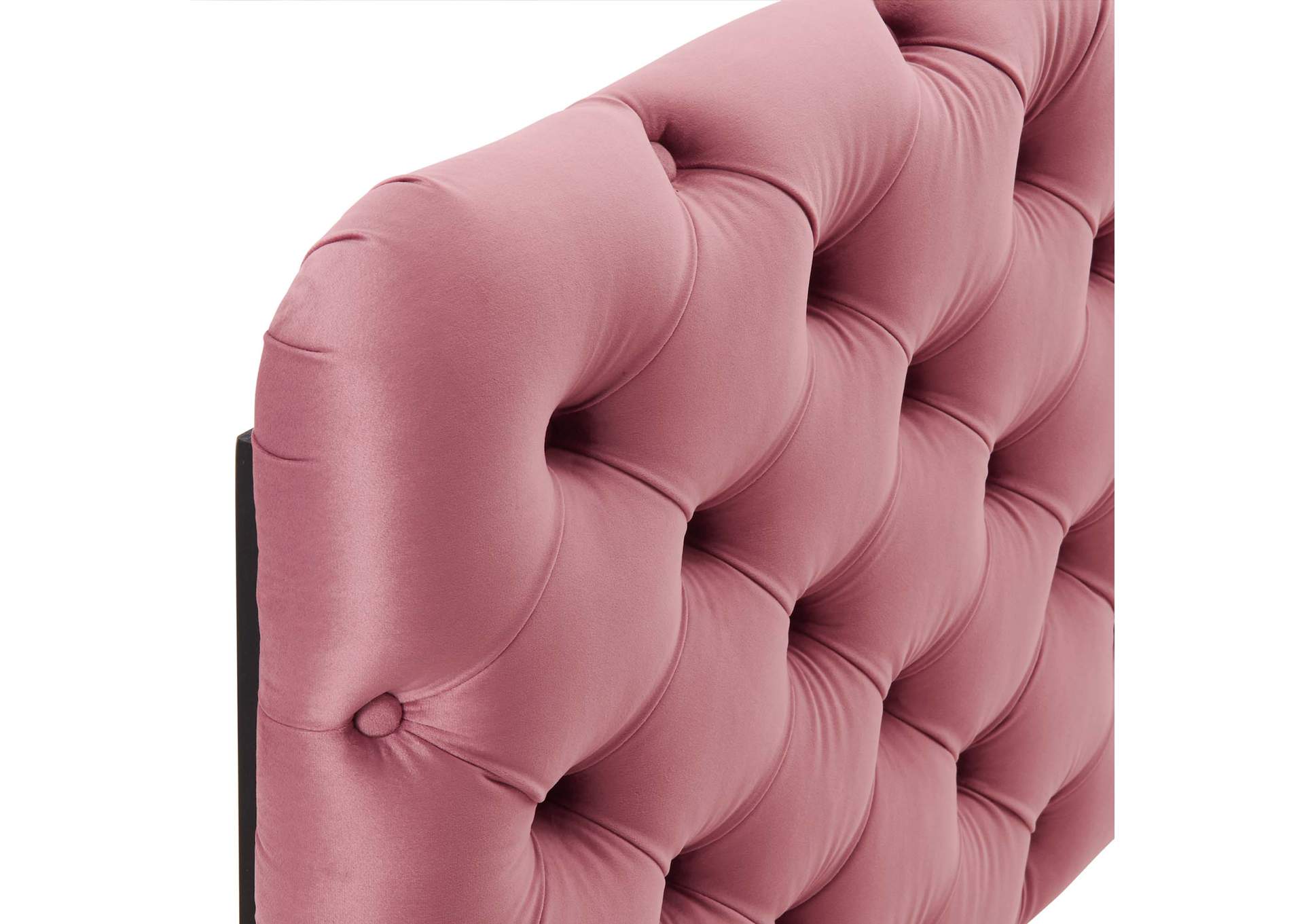 Lizzy Dusty Rose Tufted Full/Queen Performance Velvet Headboard,Modway