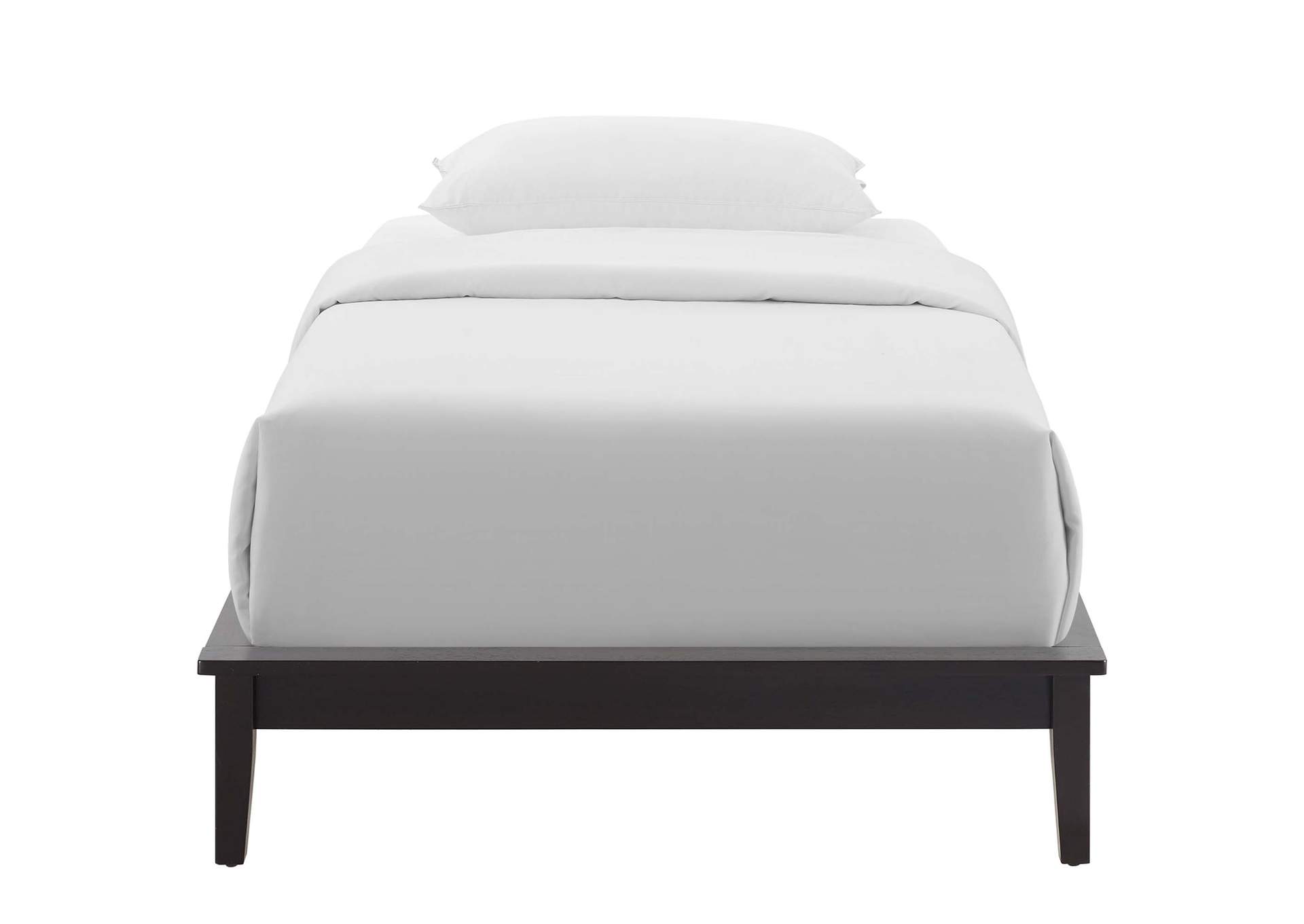 Cappuccino Lodge Twin Wood Platform Bed Frame,Modway