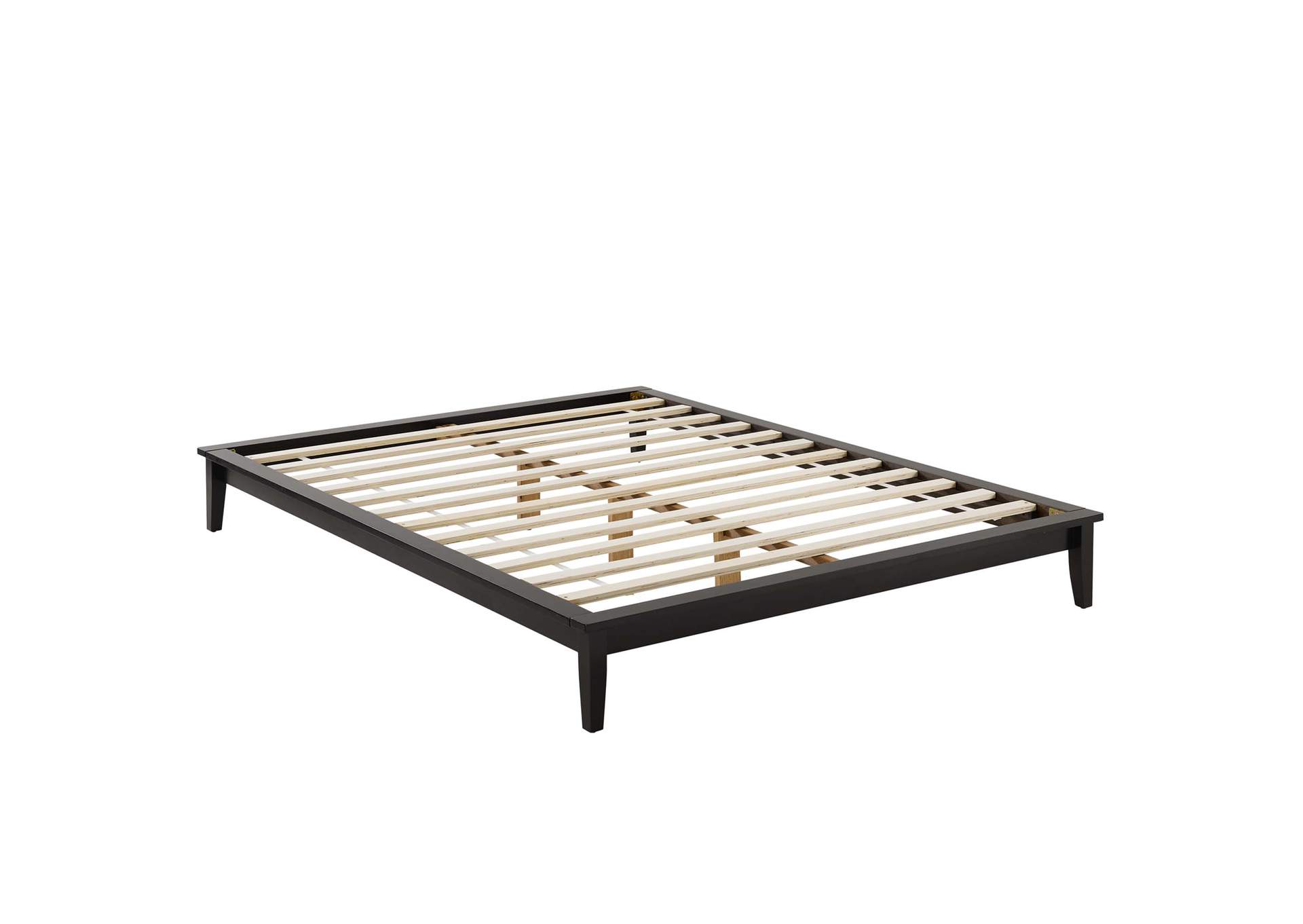 Cappuccino Lodge Queen Wood Platform Bed Frame,Modway