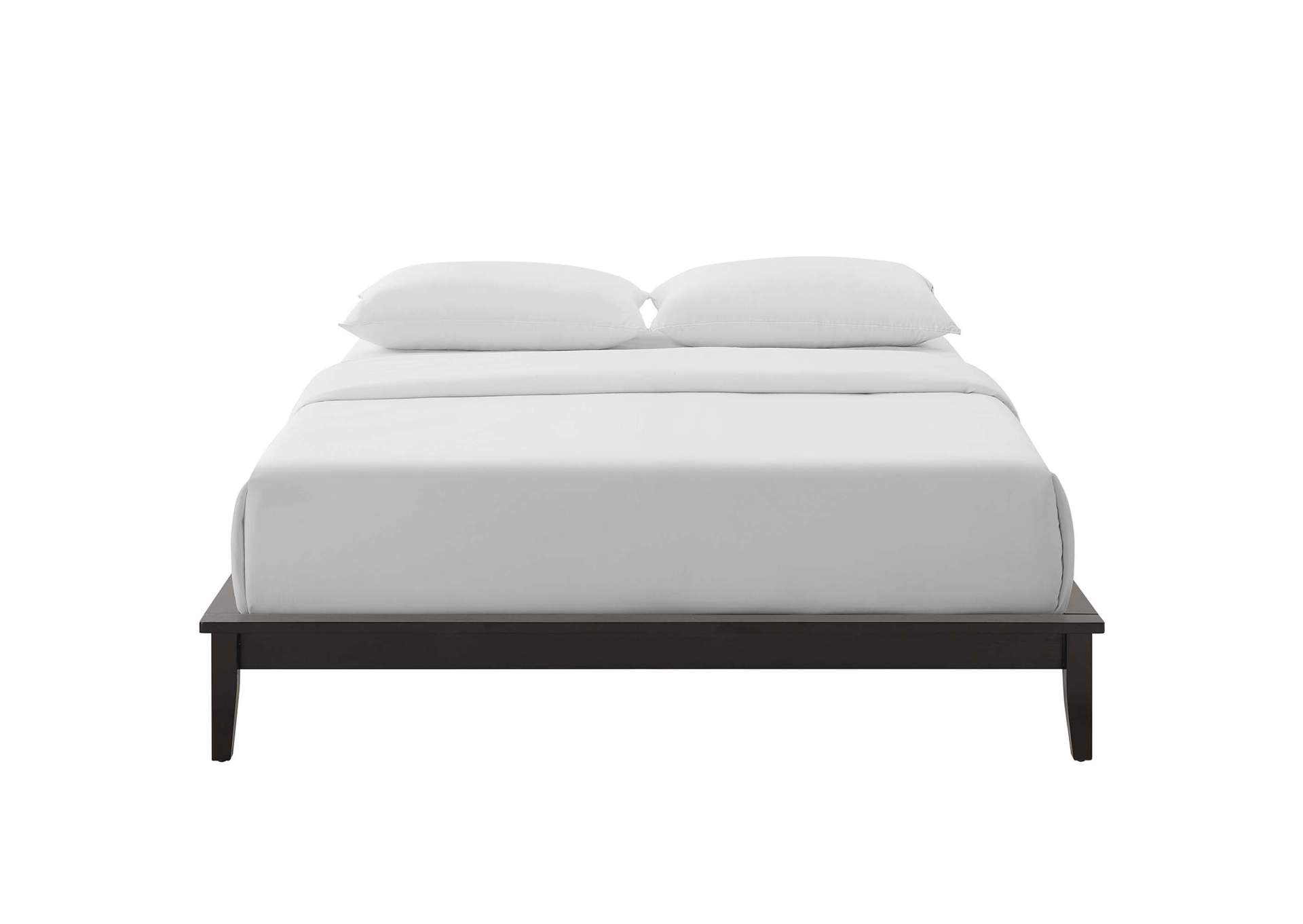 Cappuccino Lodge Queen Wood Platform Bed Frame,Modway