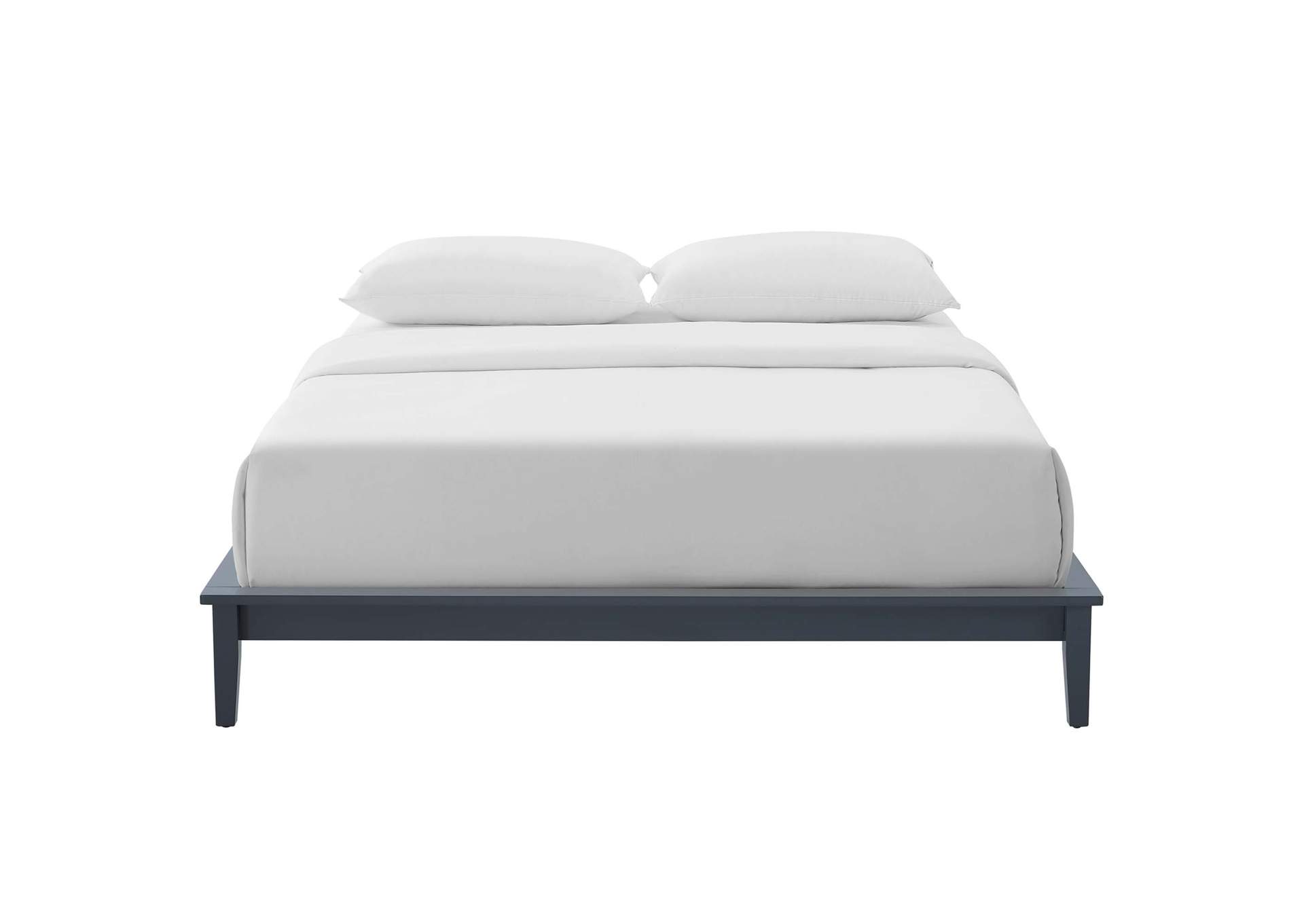 Gray Lodge Queen Wood Platform Bed Frame,Modway