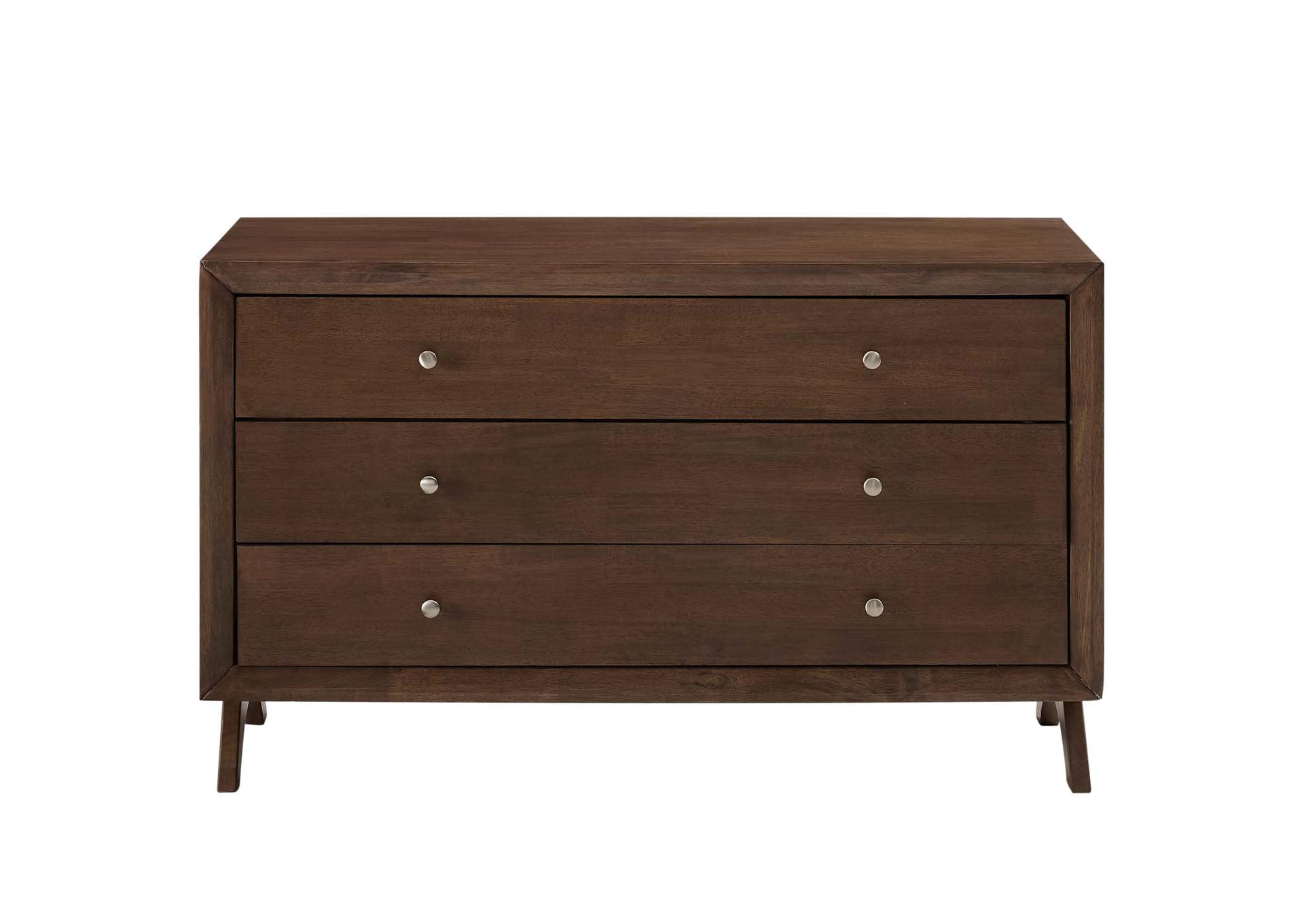 Walnut Providence Three-Drawer Dresser or Stand,Modway