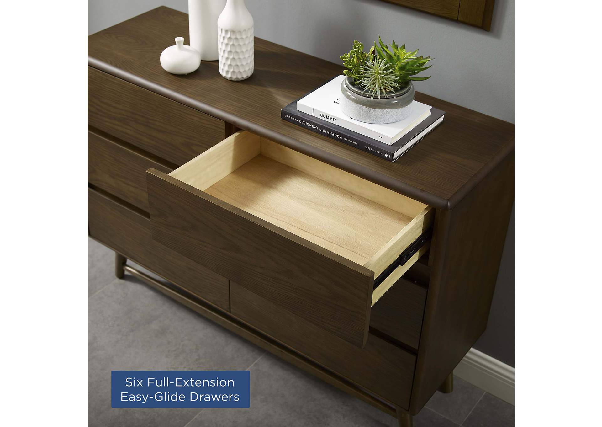 Chestnut Talwyn Wood Dresser,Modway