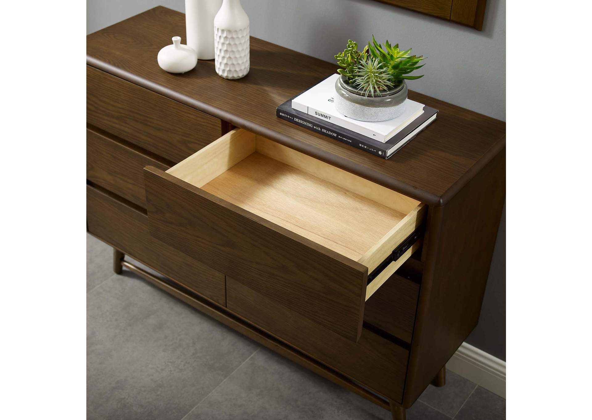 Chestnut Talwyn Wood Dresser,Modway