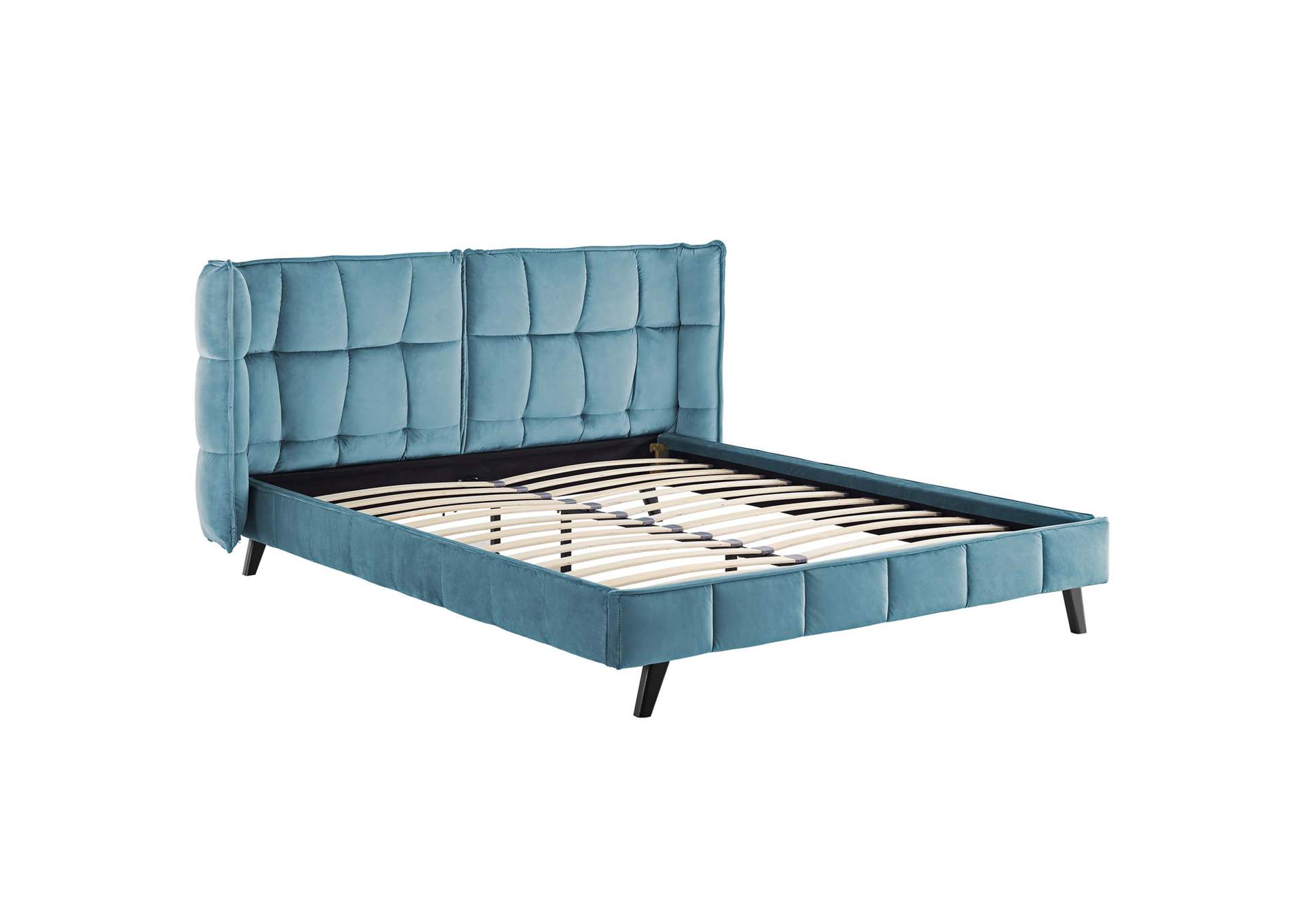 Sea Makenna Queen Performance Velvet Platform Bed,Modway