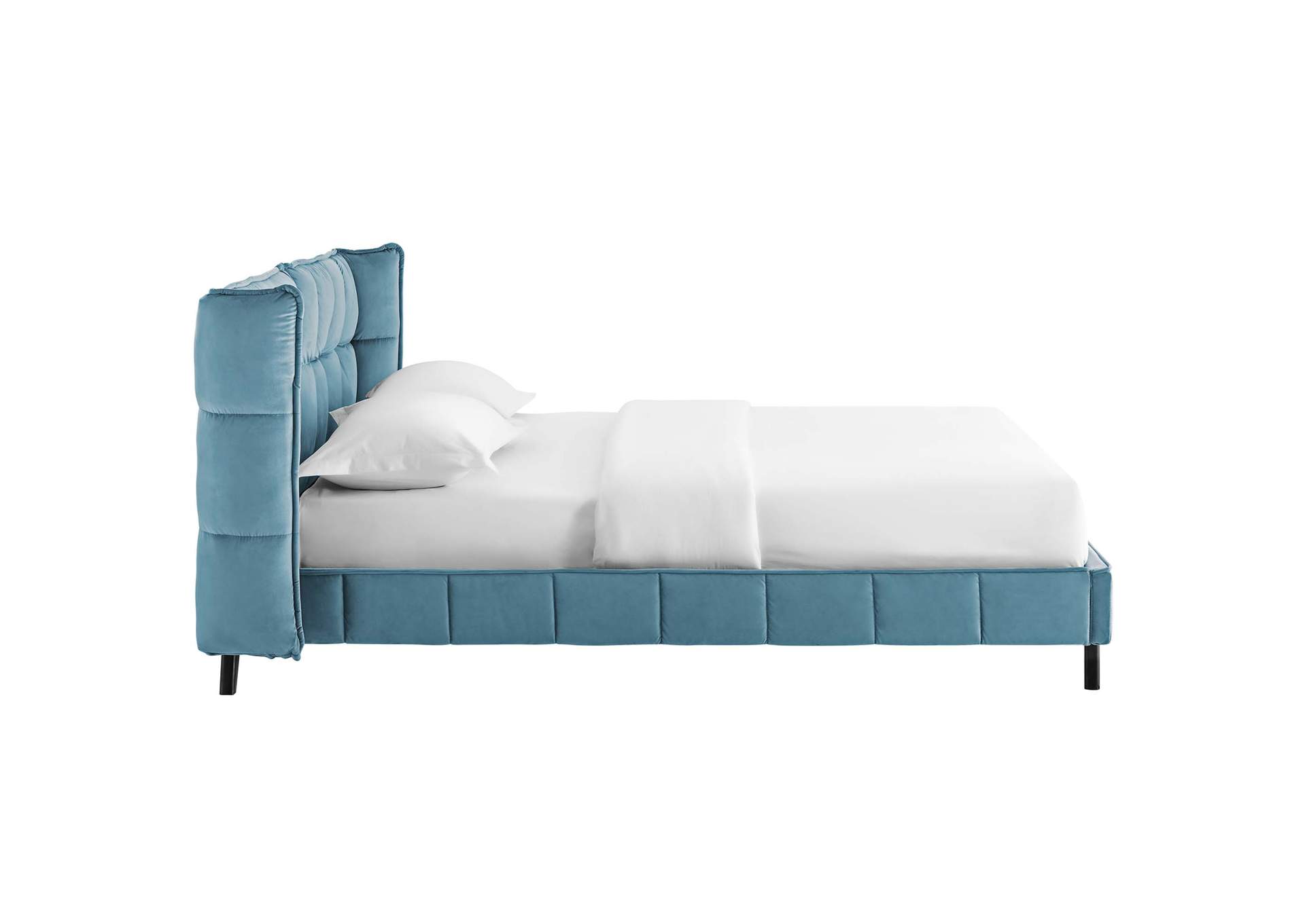 Sea Makenna Queen Performance Velvet Platform Bed,Modway