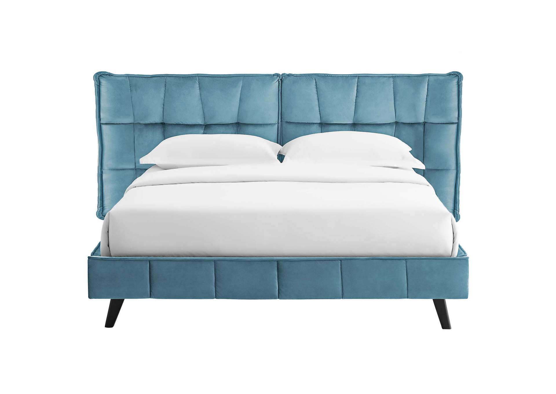 Sea Makenna Queen Performance Velvet Platform Bed,Modway