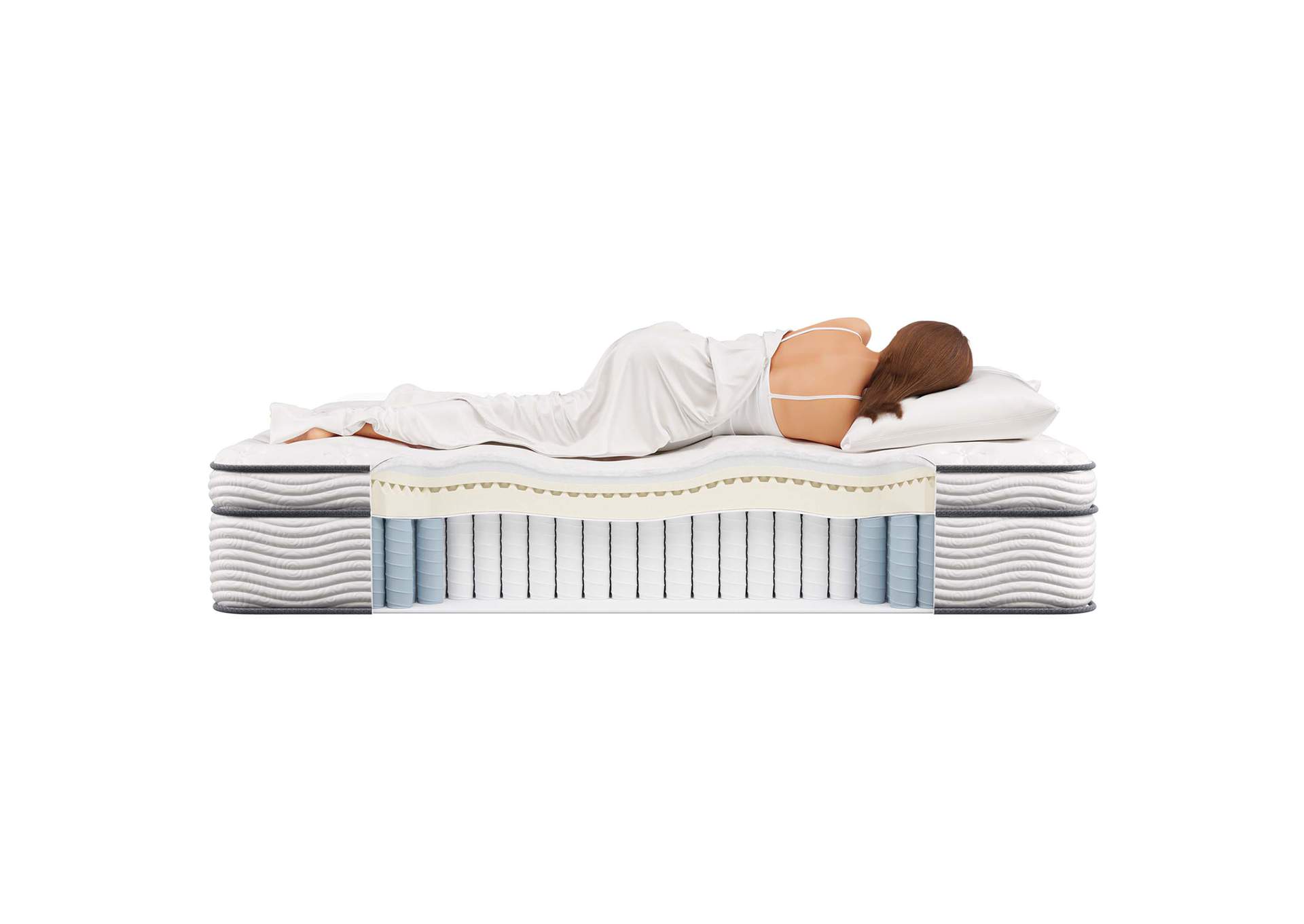 Jenna 14" Queen Innerspring Mattress,Modway