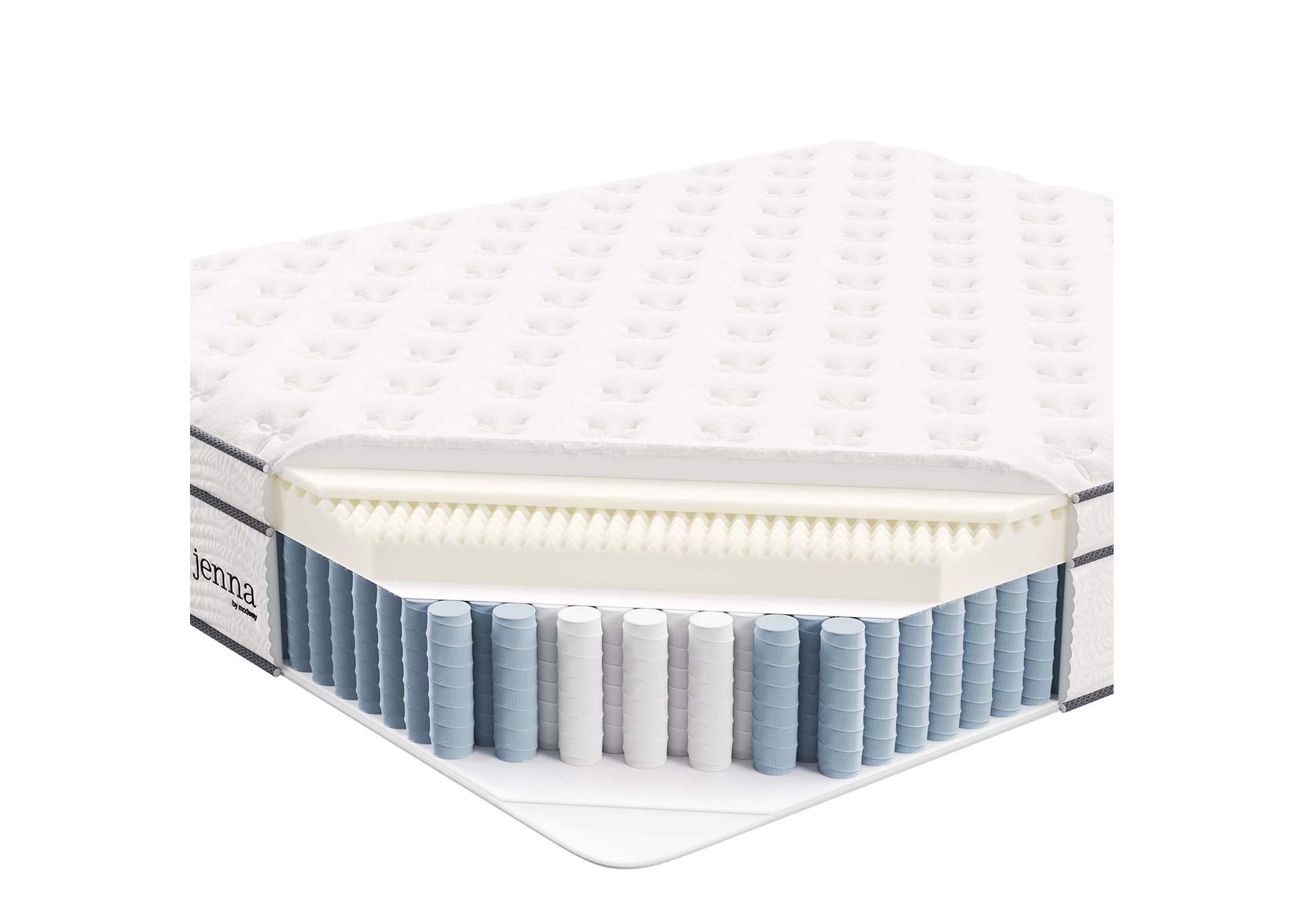Jenna 14" California King Innerspring Mattress,Modway
