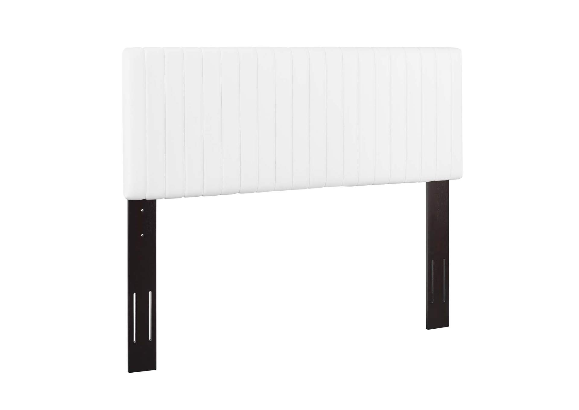 Keira White Full / Queen Faux Leather Headboard,Modway